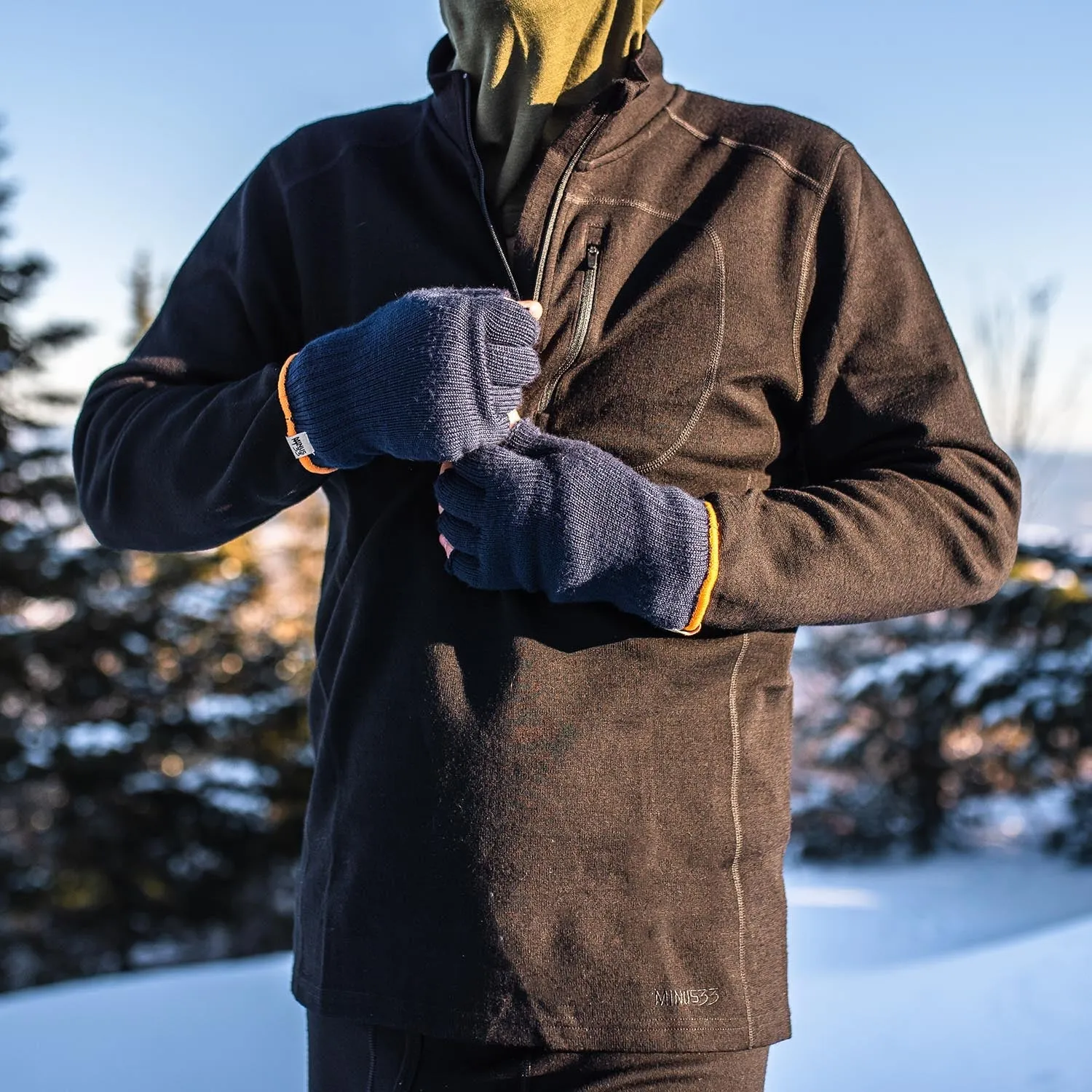 Expedition - Men's Wool 1/4 Zip Wilderness - Image 13
