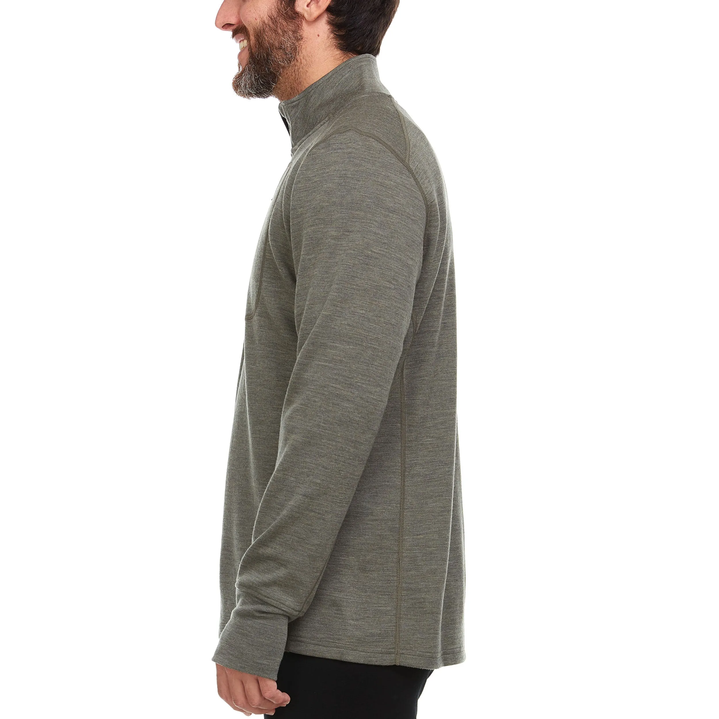 Expedition - Men's Wool 1/4 Zip Wilderness - Image 2