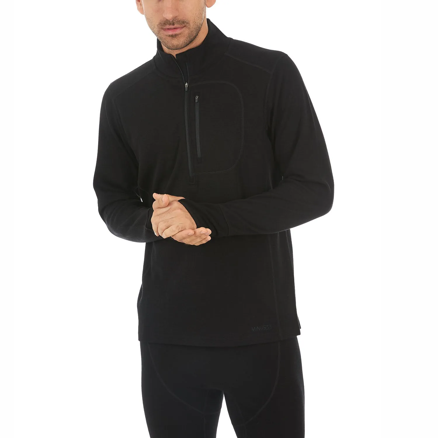 Expedition - Men's Wool 1/4 Zip Wilderness - Image 8