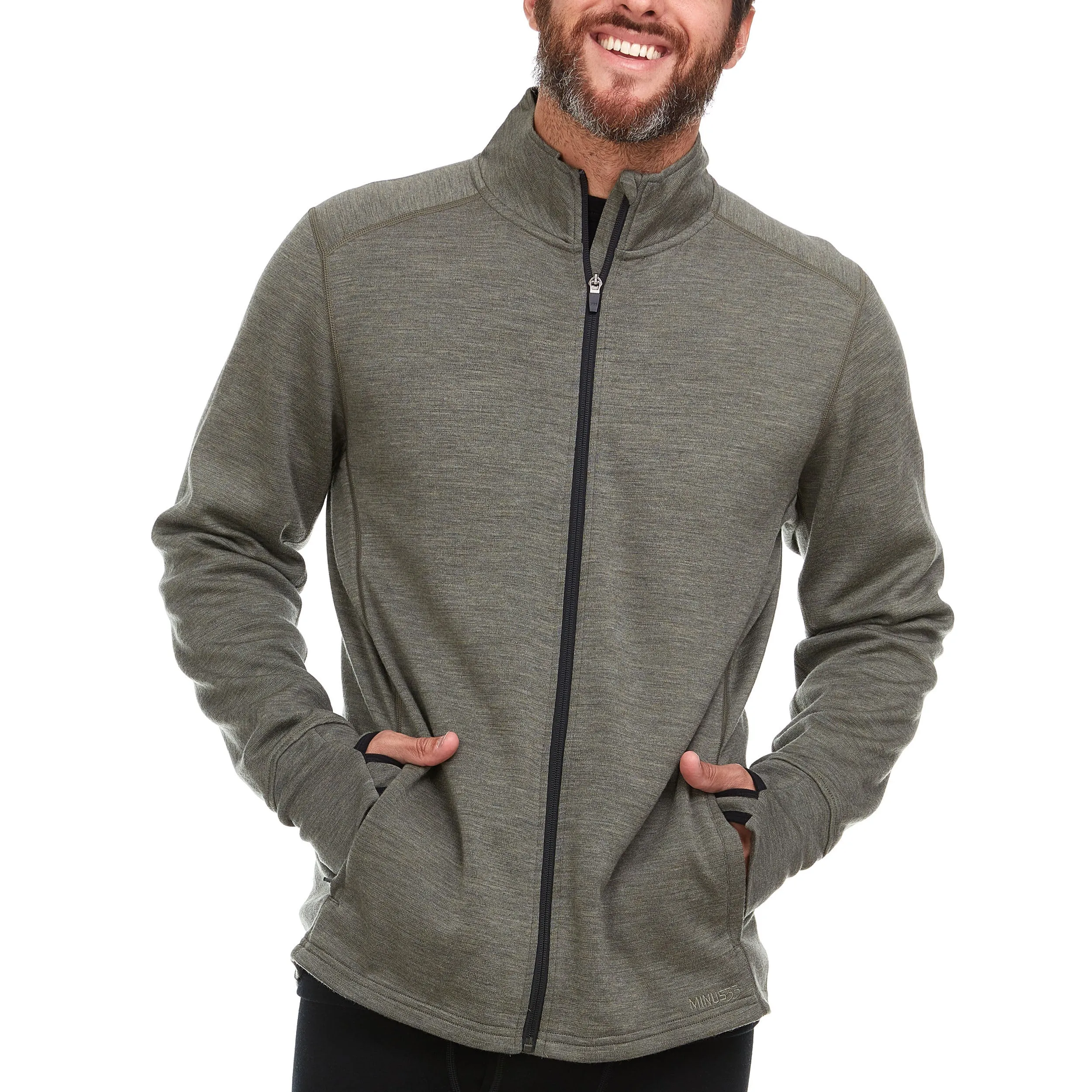 Expedition - Men's Wool Full Zip Wilderness - Image 3