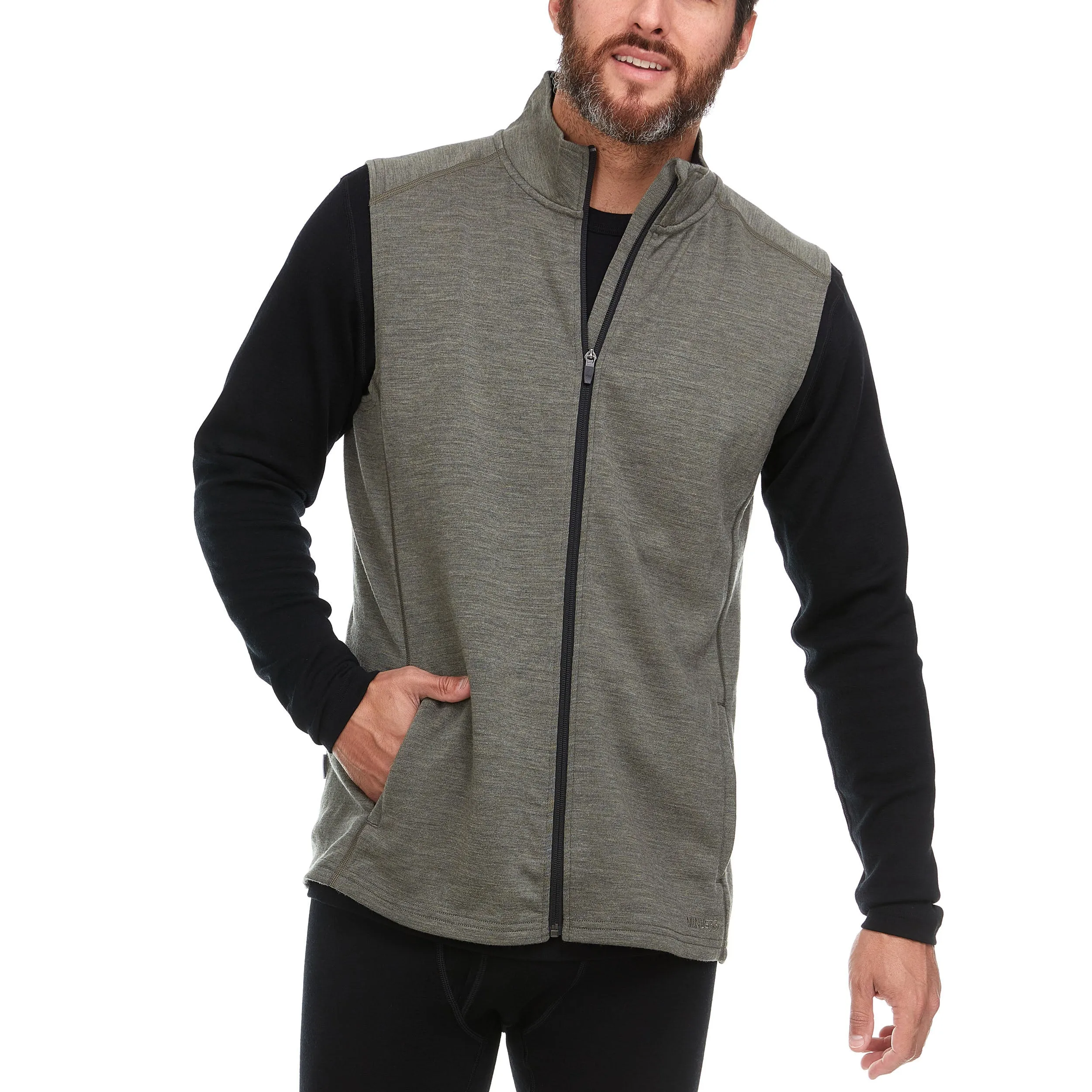 Expedition - Men's Wool Vest Wilderness - Image 3