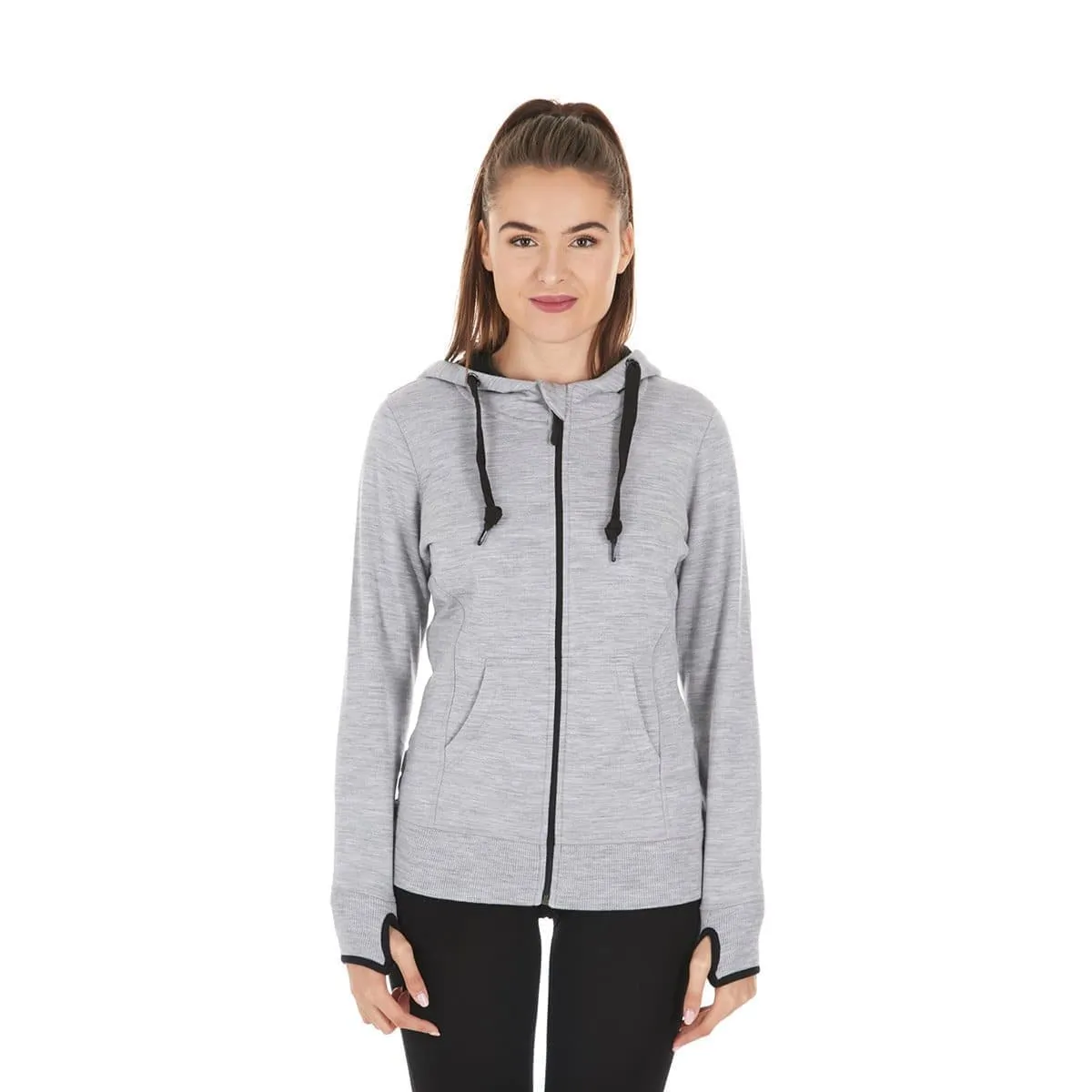 Women's Brushed Wool Hoodie Kodiak Fleece - Image 13