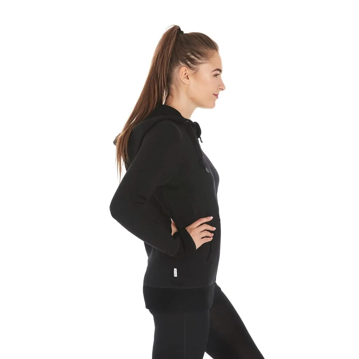 Women's Brushed Wool Hoodie Kodiak Fleece - Image 7