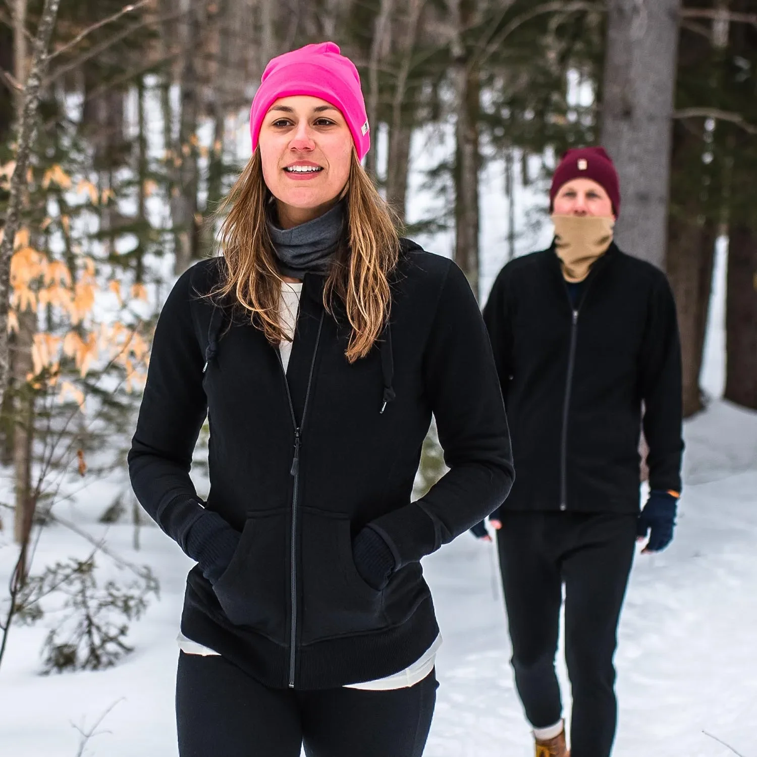 Women's Brushed Wool Hoodie Kodiak Fleece - Image 9