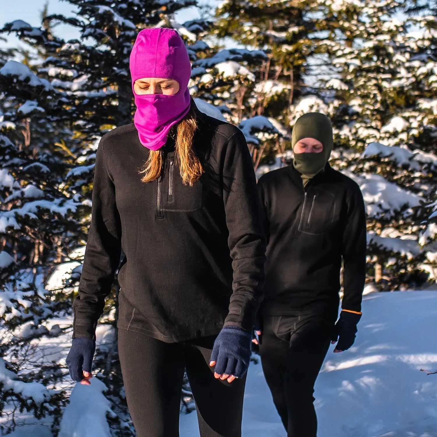 Women's Wool 1/4 Zip Wilderness - Image 10