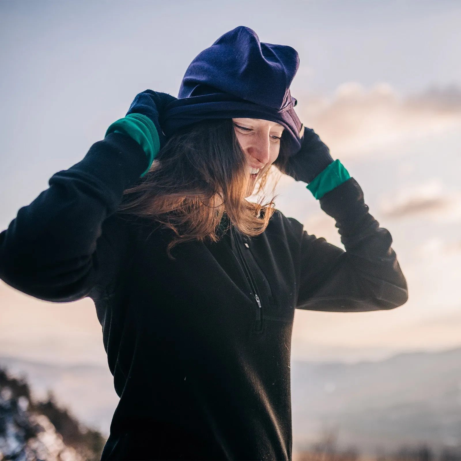 Women's Wool 1/4 Zip Wilderness - Image 9