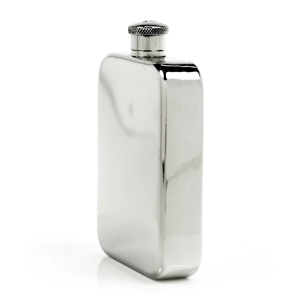 Explorer 22-Gauge Solid Pewter Body 9oz Flask - Image 16