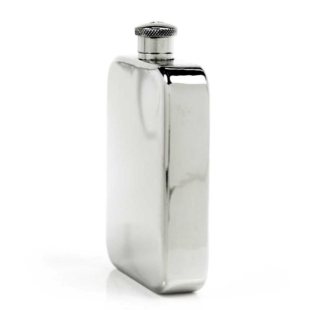 Explorer 22-Gauge Solid Pewter Body 9oz Flask - Image 17