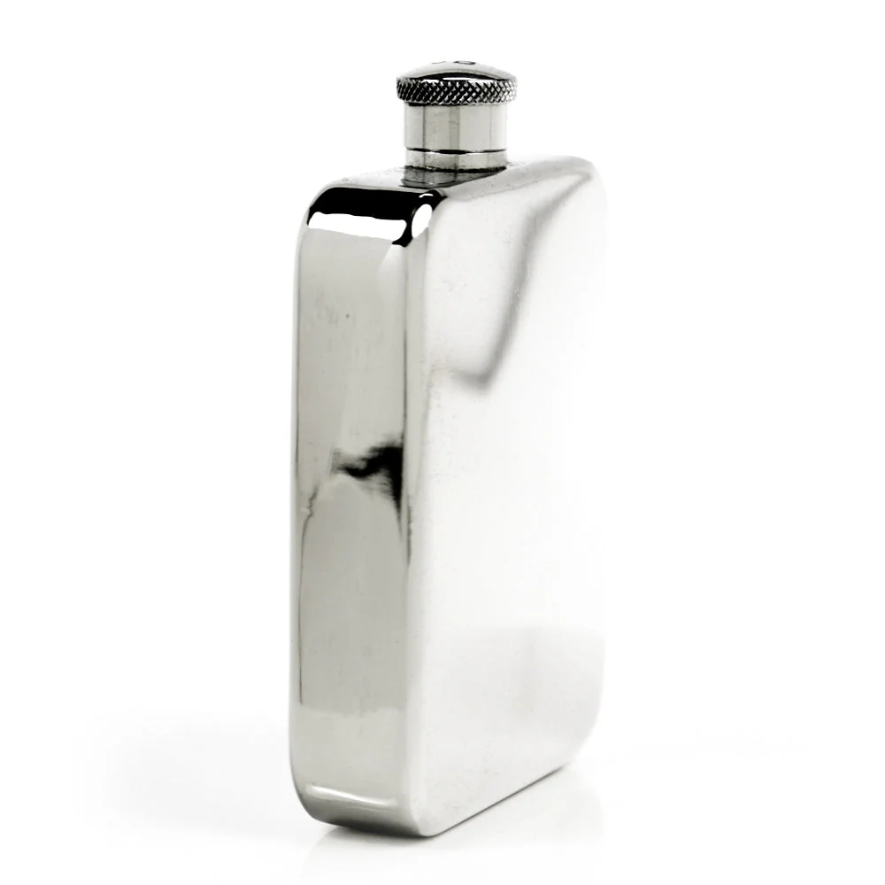 Explorer 22-Gauge Solid Pewter Body 9oz Flask - Image 26