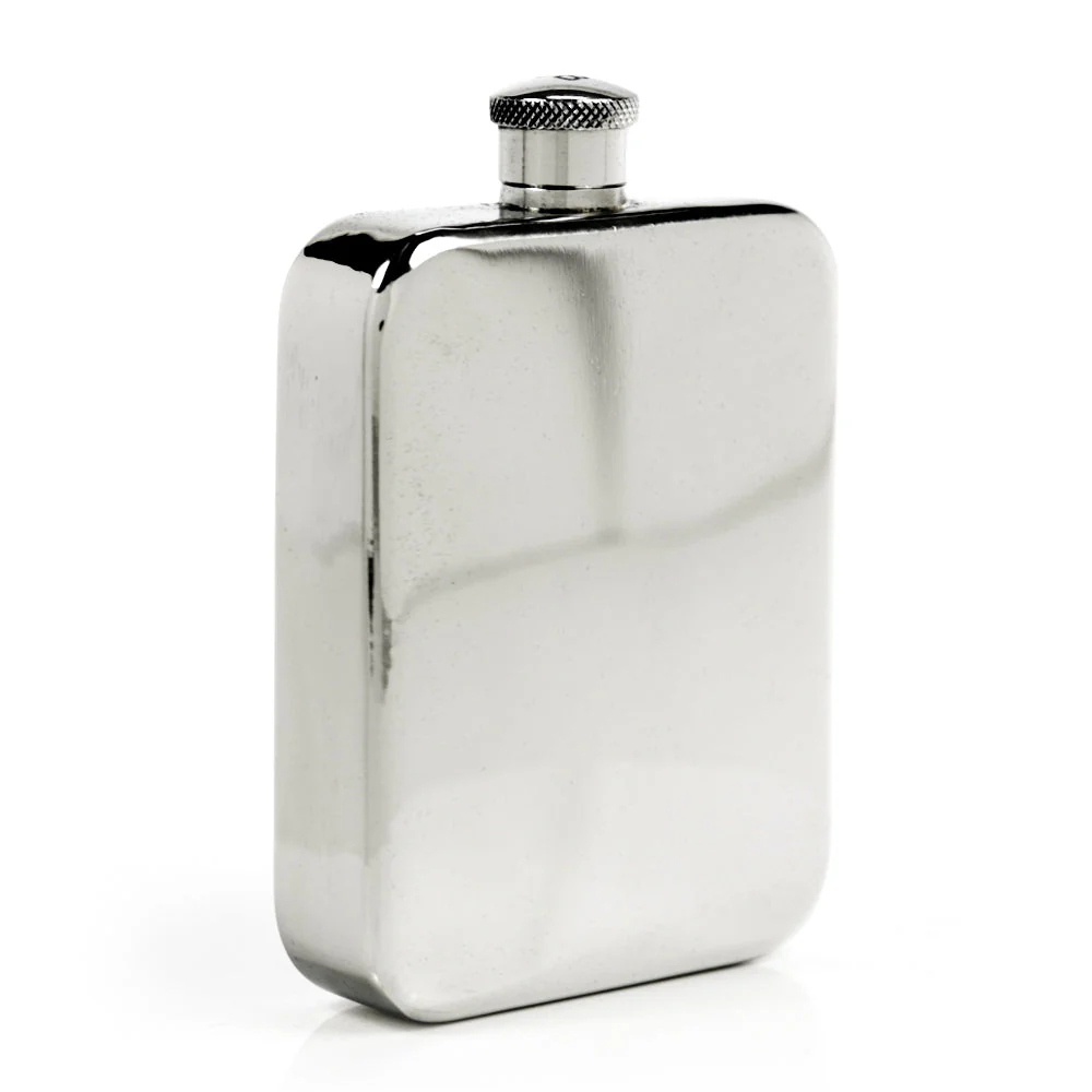 Explorer 22-Gauge Solid Pewter Body 9oz Flask - Image 31