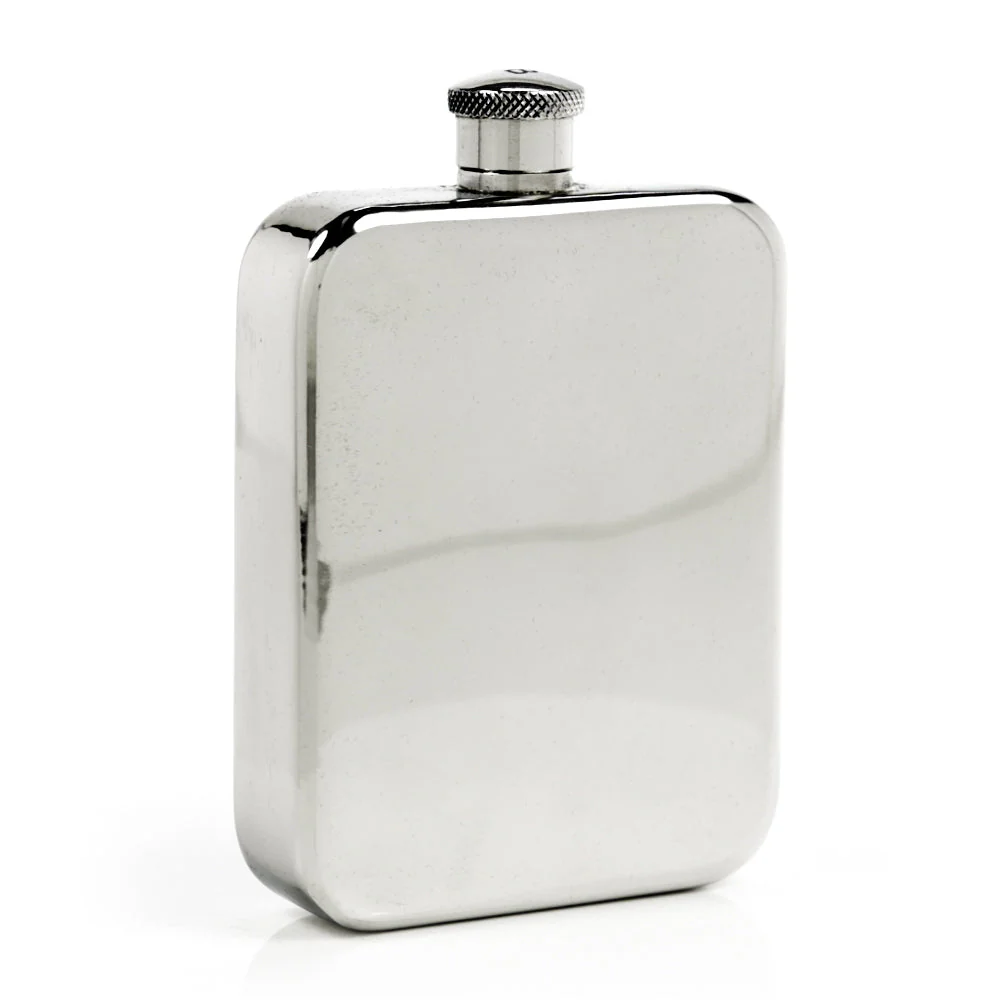 Explorer 22-Gauge Solid Pewter Body 9oz Flask - Image 33