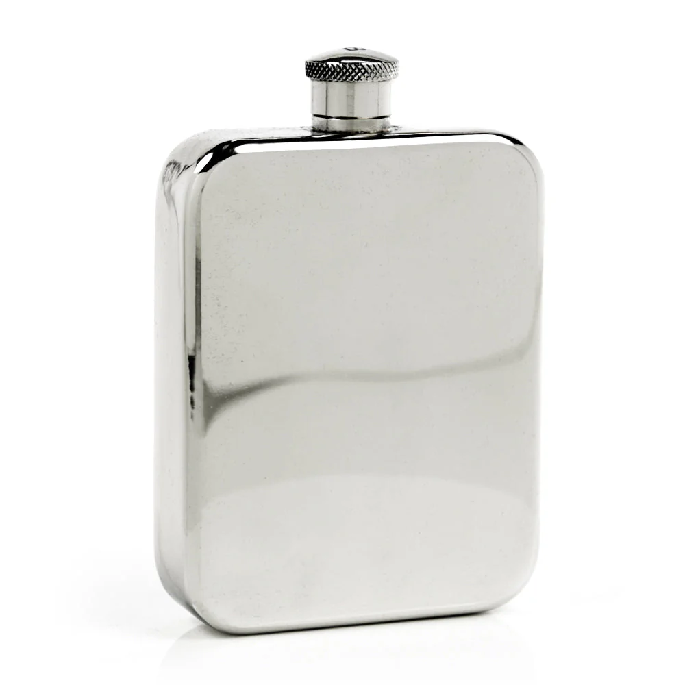 Explorer 22-Gauge Solid Pewter Body 9oz Flask - Image 35