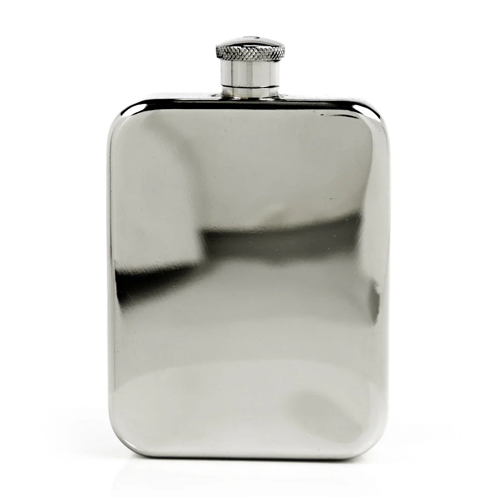 Explorer 22-Gauge Solid Pewter Body 9oz Flask - Image 4