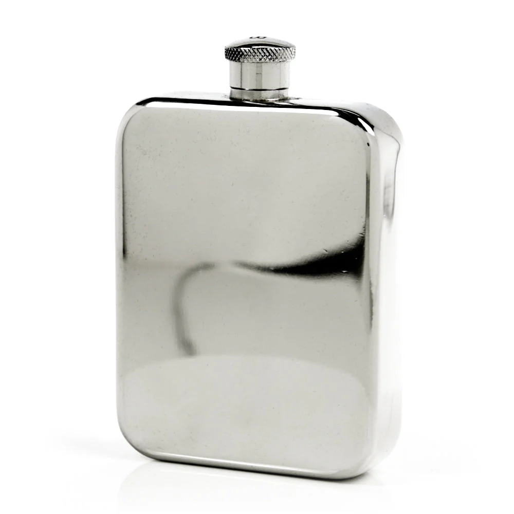 Explorer 22-Gauge Solid Pewter Body 9oz Flask - Image 44