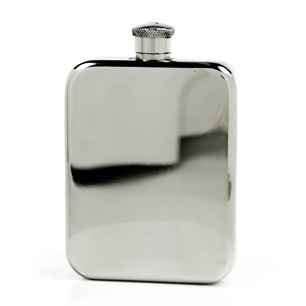 Explorer 22-Gauge Solid Pewter Body 9oz Flask - Image 5