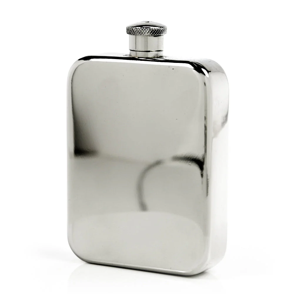 Explorer 22-Gauge Solid Pewter Body 9oz Flask - Image 9
