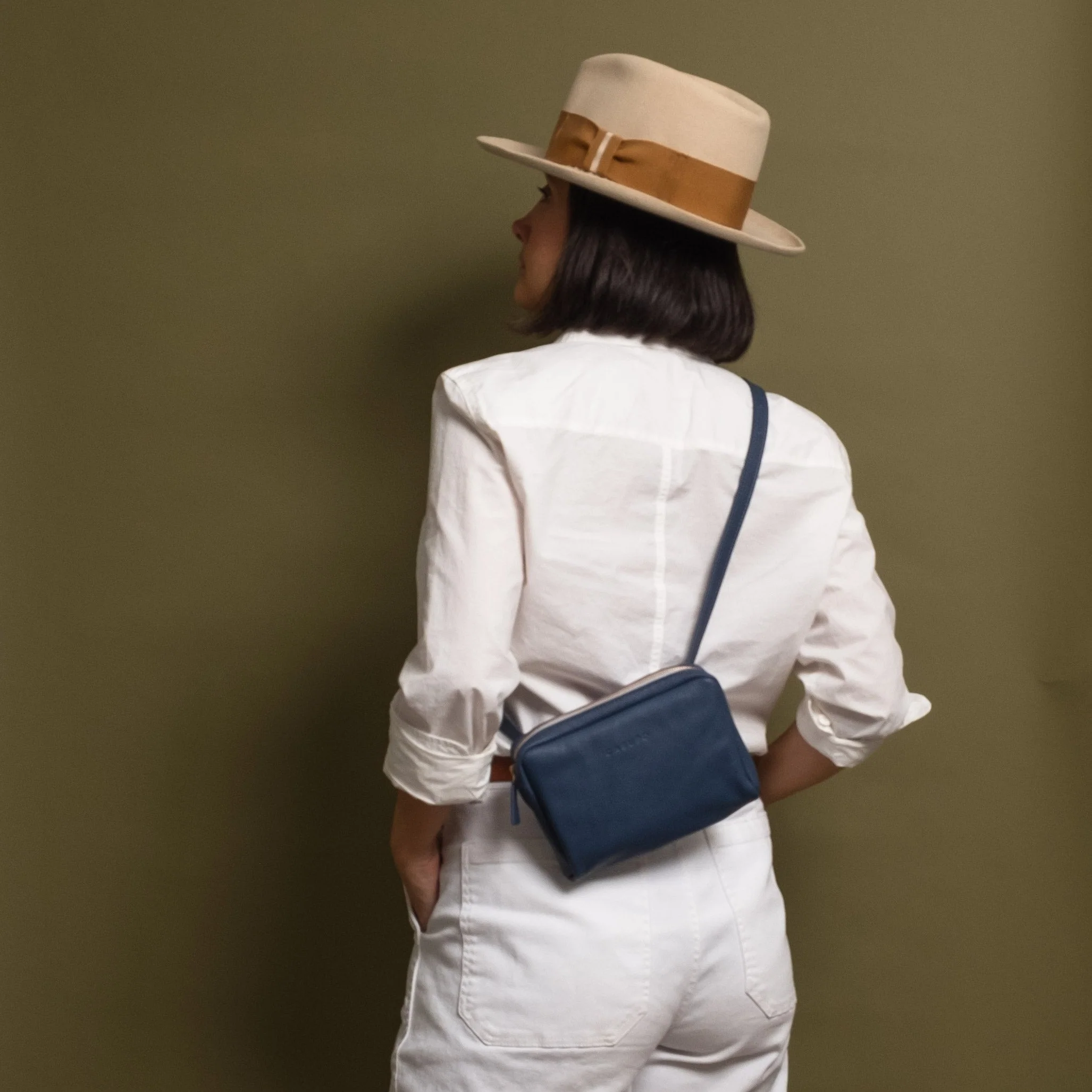 Fanny Pack Crossbody Bag - Blue - Image 6