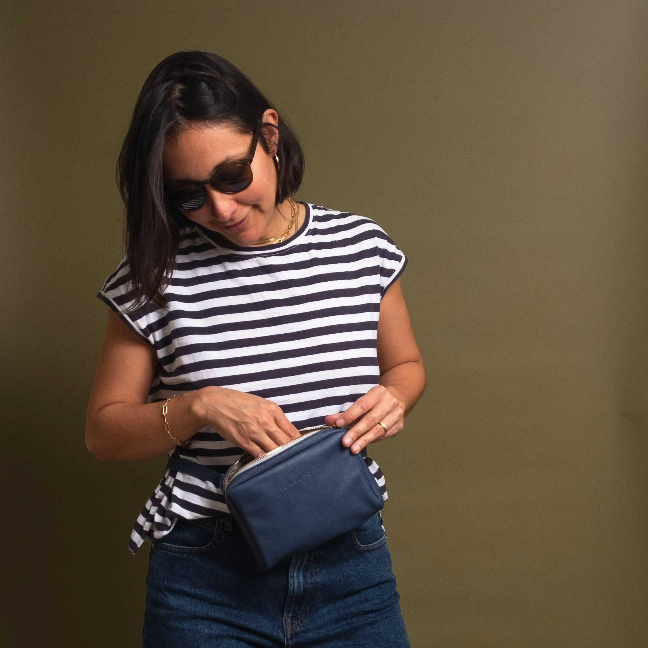 Fanny Pack Crossbody Bag - Blue - Image 8