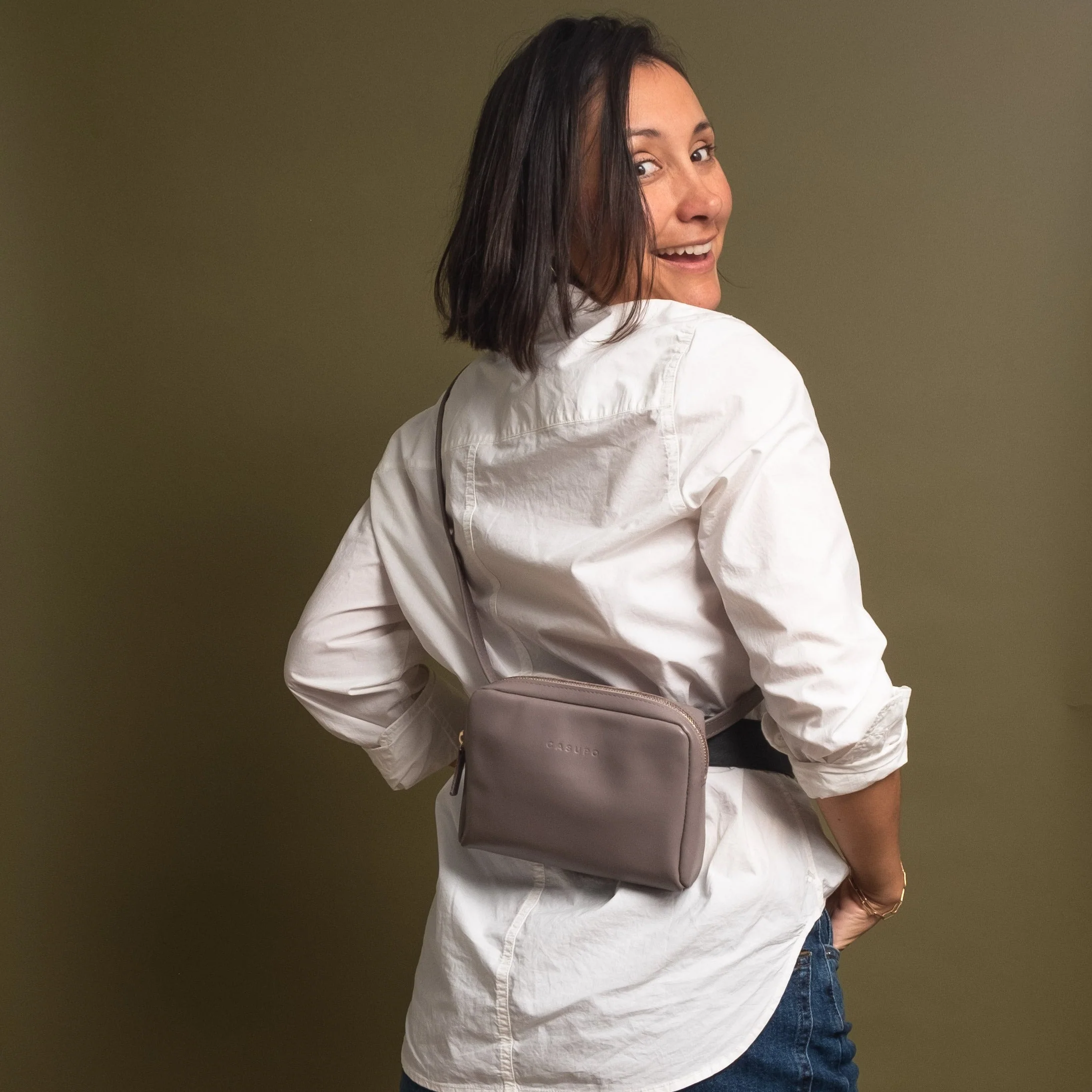 Fanny Pack Crossbody Bag - Misty Lilac - Image 9