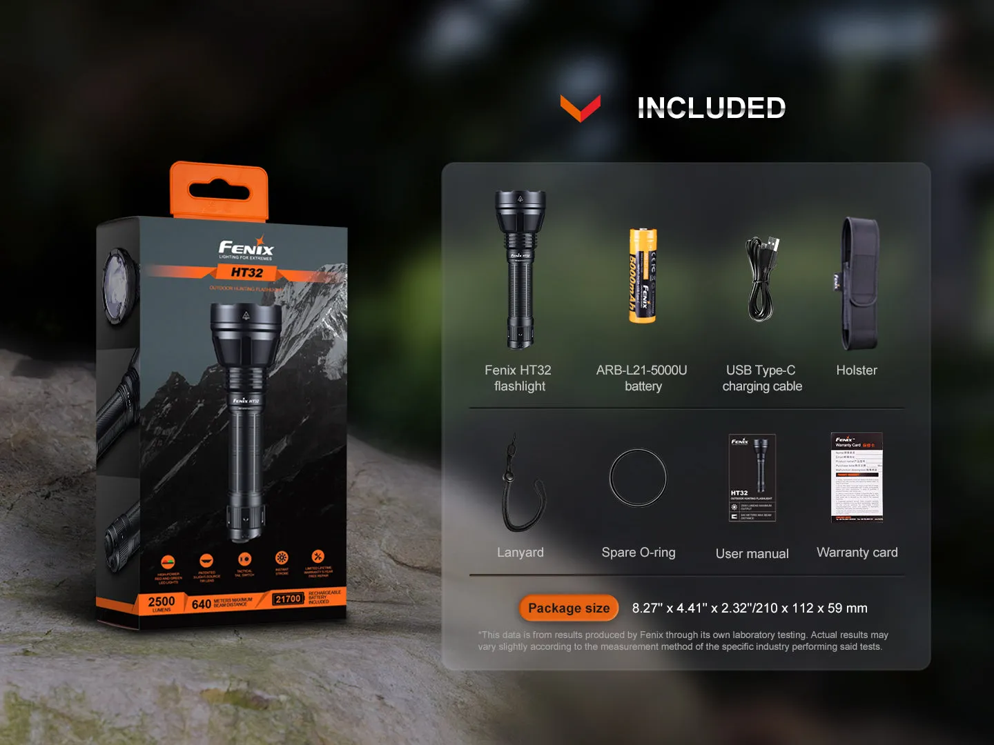 HT32 Hunting Flashlight with Red & Green Output - Image 16
