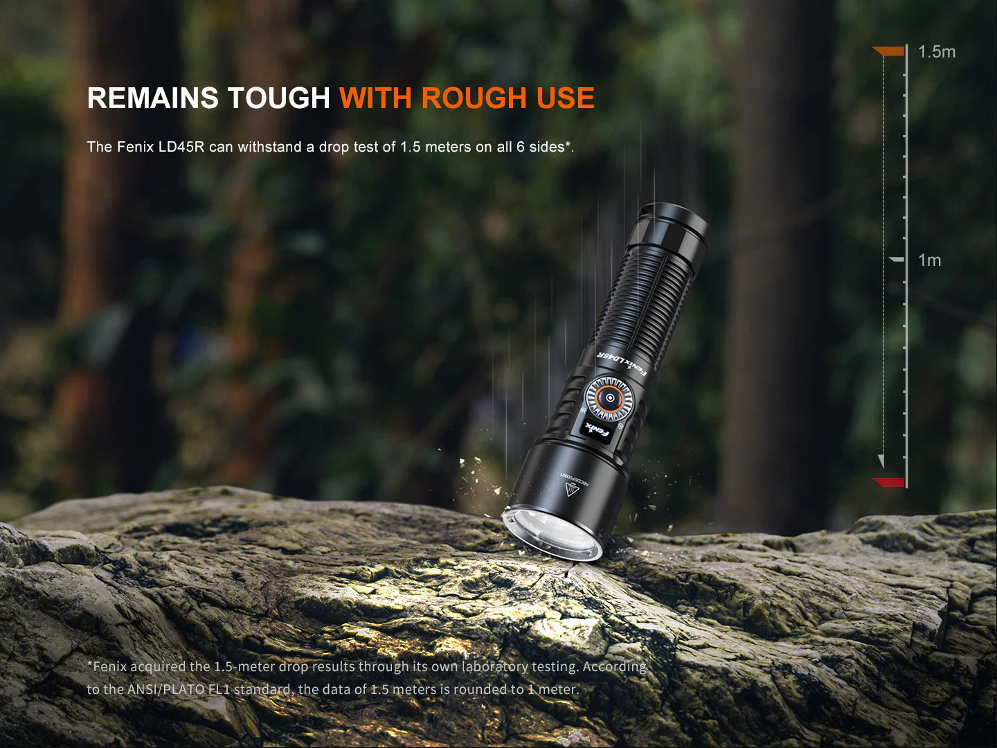 LD45R Digital Focus Rechargeable LED Flashlight - Image 13