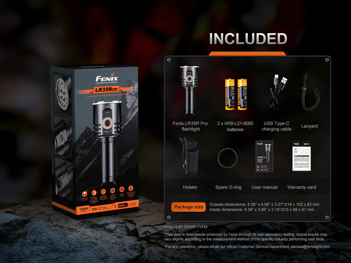 LR35R PRO Rechargeable Palm-Sized Searchlight - Image 19
