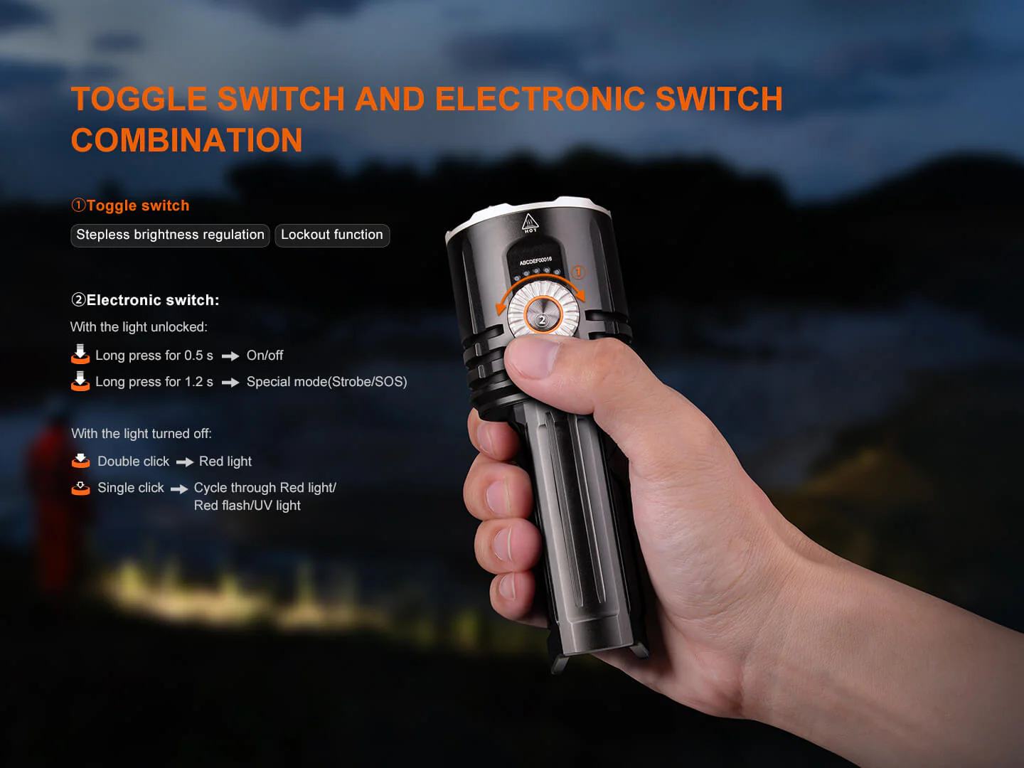 LR35R PRO Rechargeable Palm-Sized Searchlight - Image 2