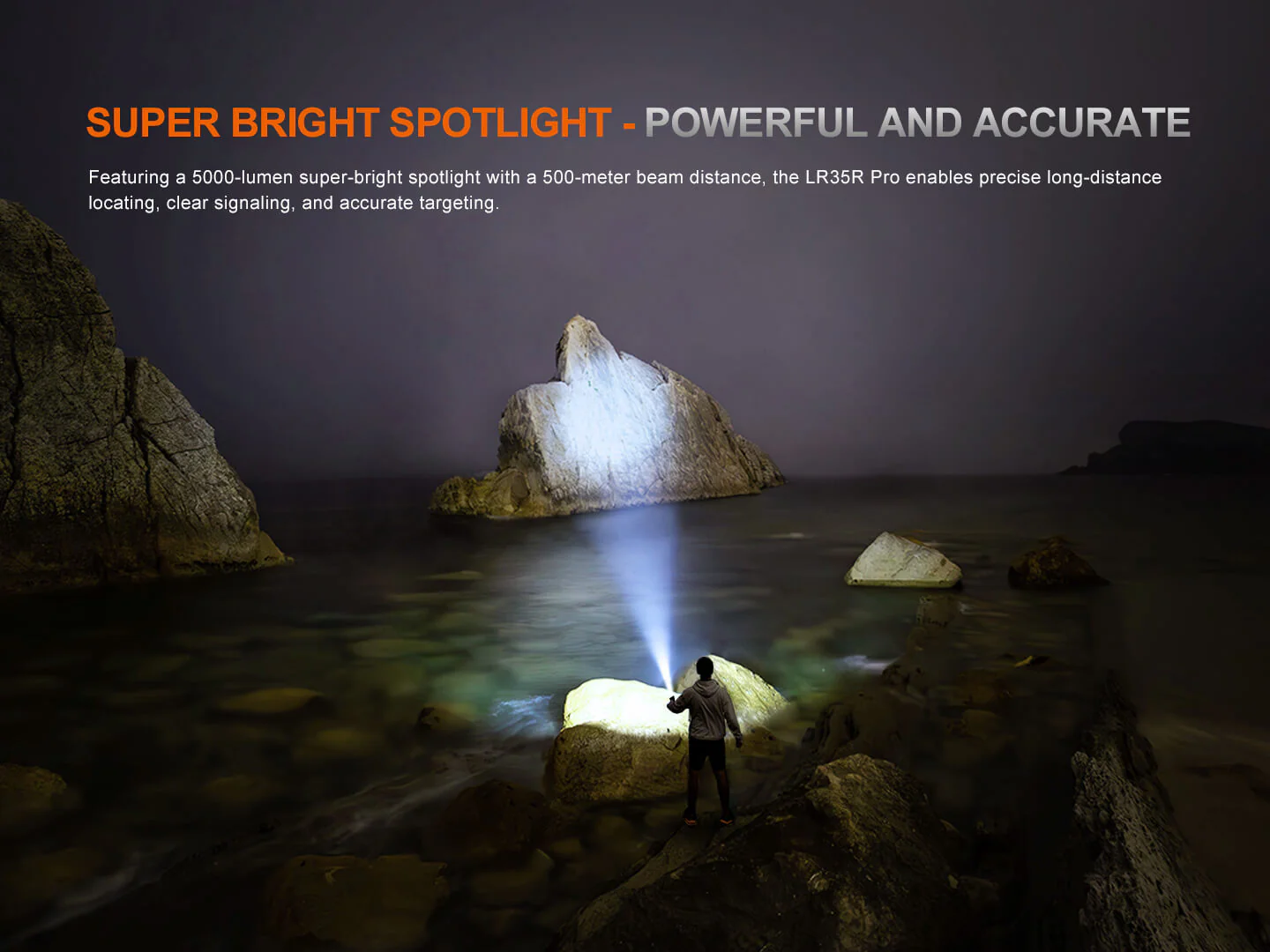 LR35R PRO Rechargeable Palm-Sized Searchlight - Image 5