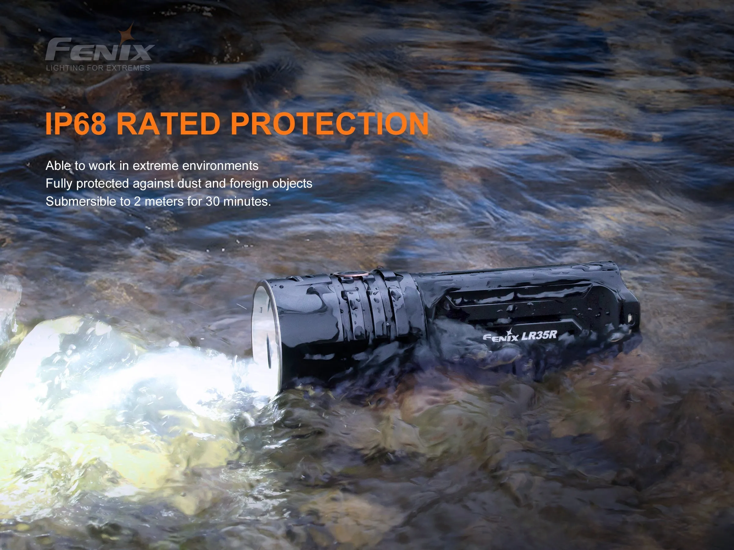 LR35R Rechargeable LED Flashlight - 10,000 Lumens - Image 10