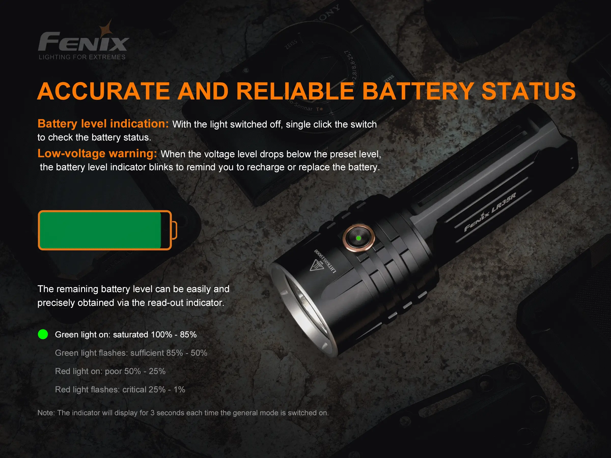LR35R Rechargeable LED Flashlight - 10,000 Lumens - Image 8