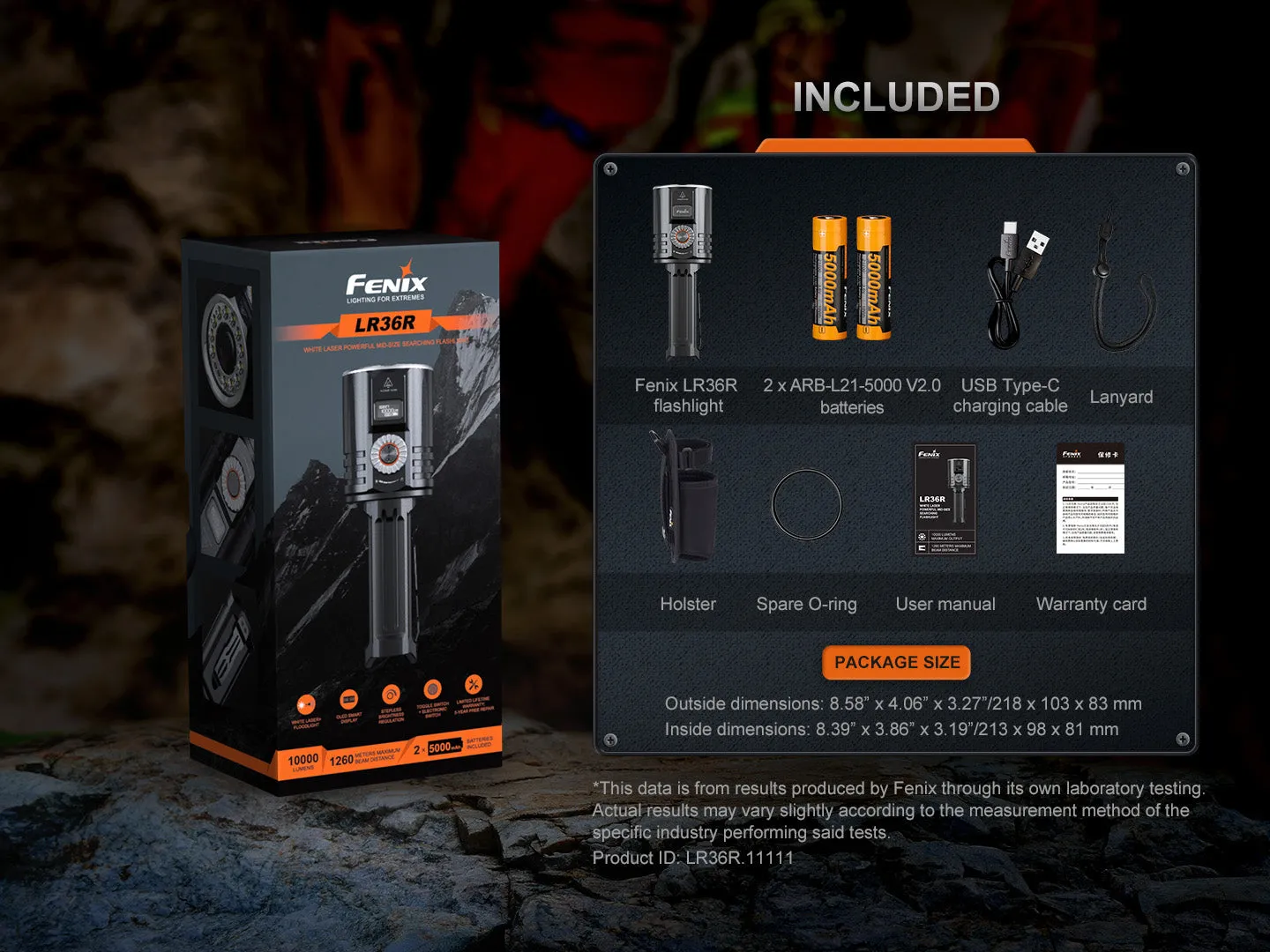 LR36R White Laser Searching Flashlight - Image 18