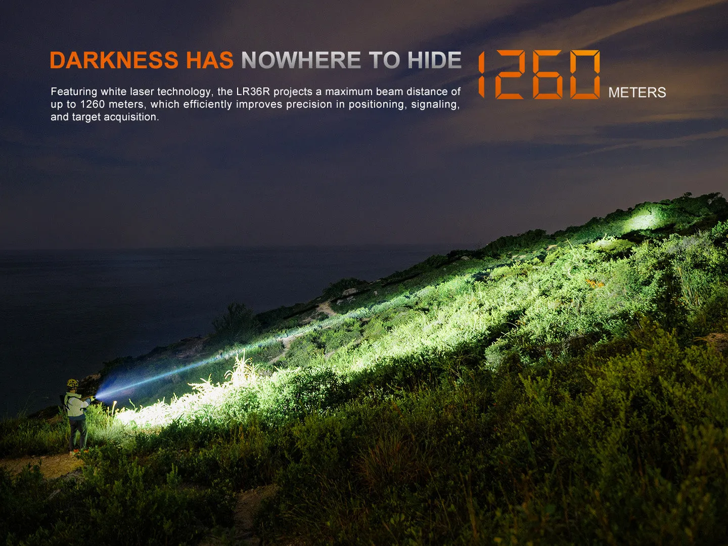 LR36R White Laser Searching Flashlight - Image 6