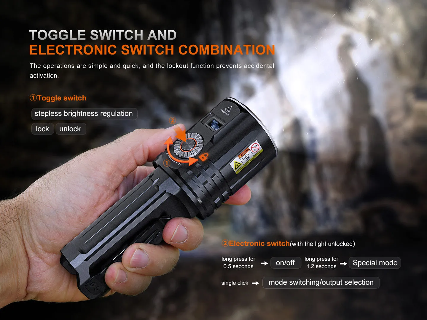 LR36R White Laser Searching Flashlight - Image 7