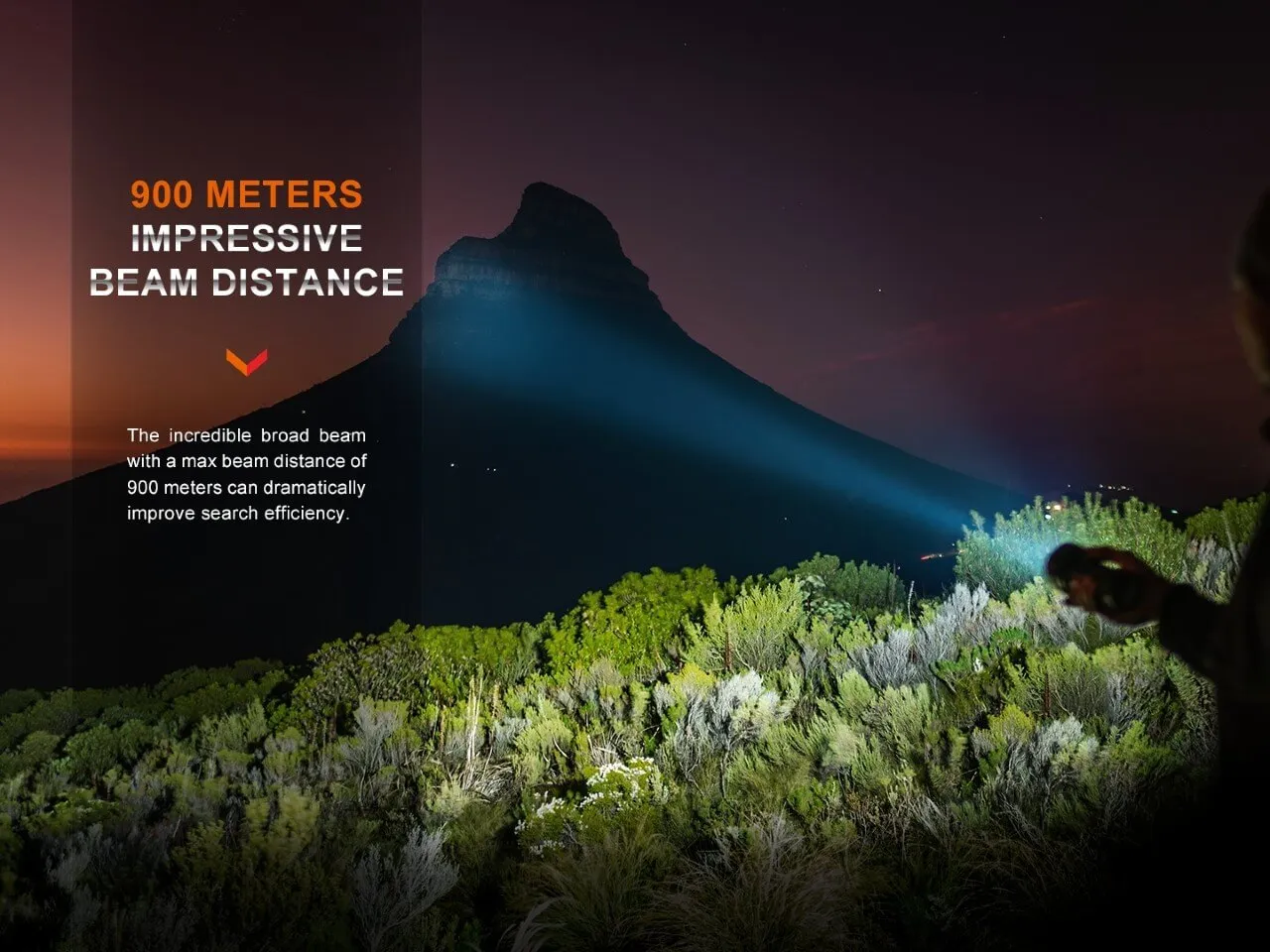 Fenix LR40R V2.0 Rechargeable LED Searchlight - Image 14