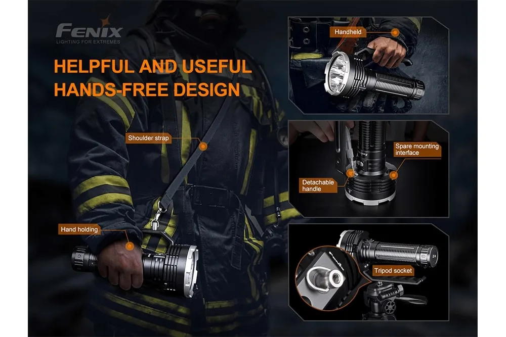 LR80R Rechargeable LED Searchlight - 18000 Lumens - Image 2