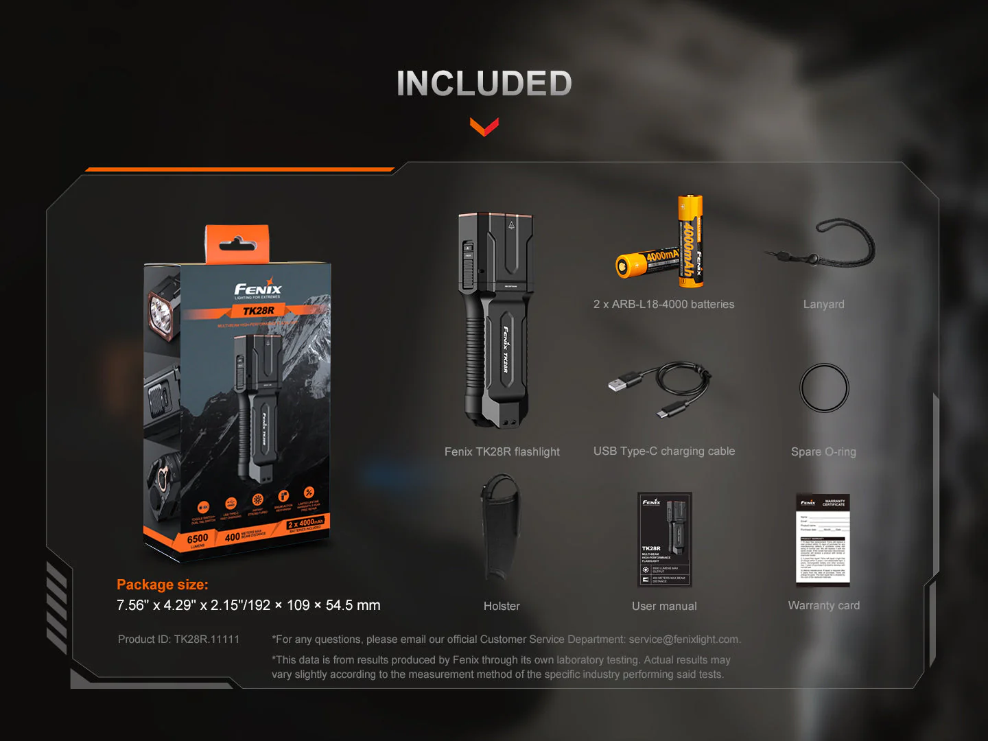 TK28R Multi-LED High-Performance Flashlight - 6500 Lumens - Image 16