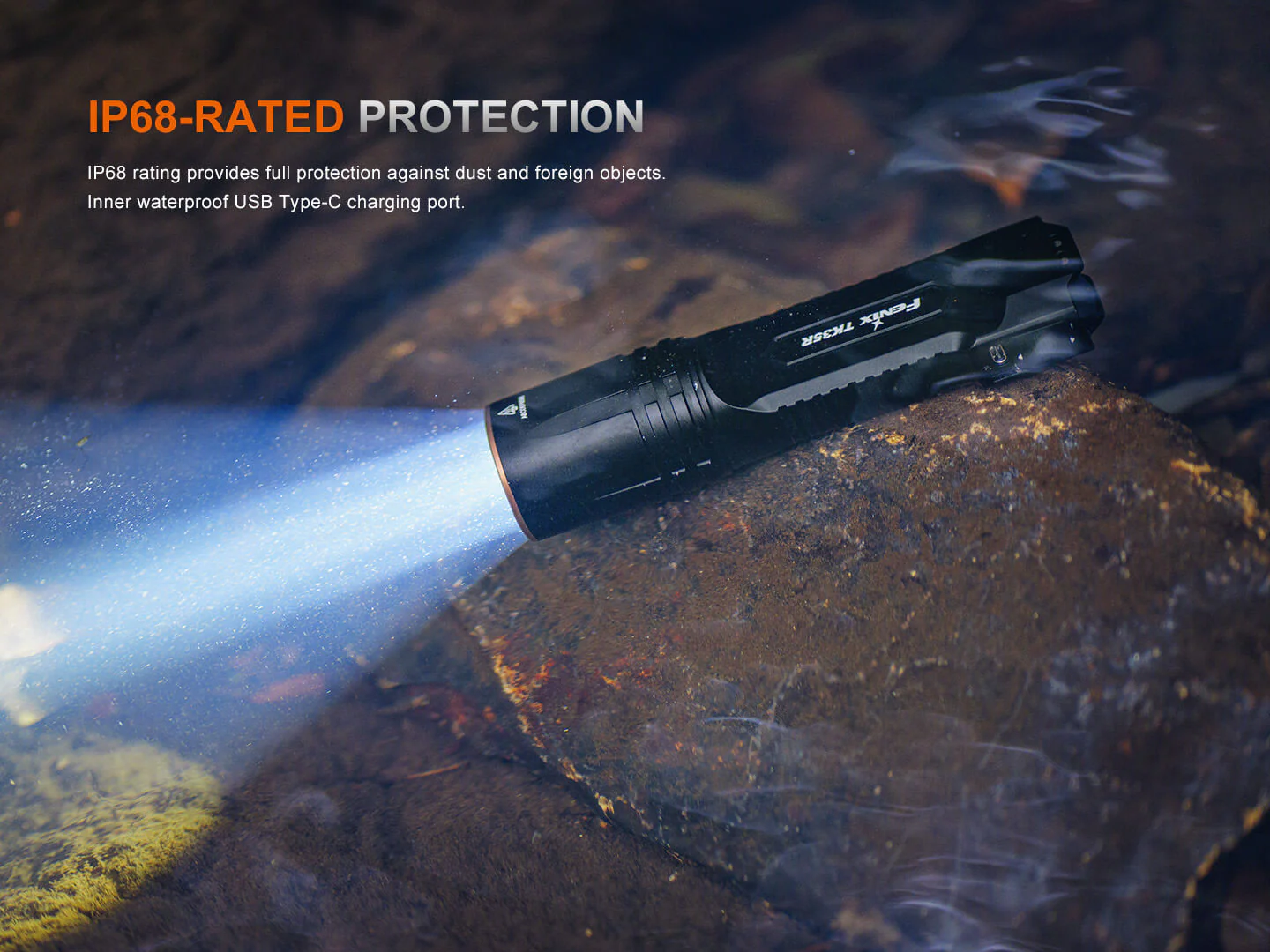 TK35R Rechargeable High-Performance Tactical Flashlight with UV Output - Image 14