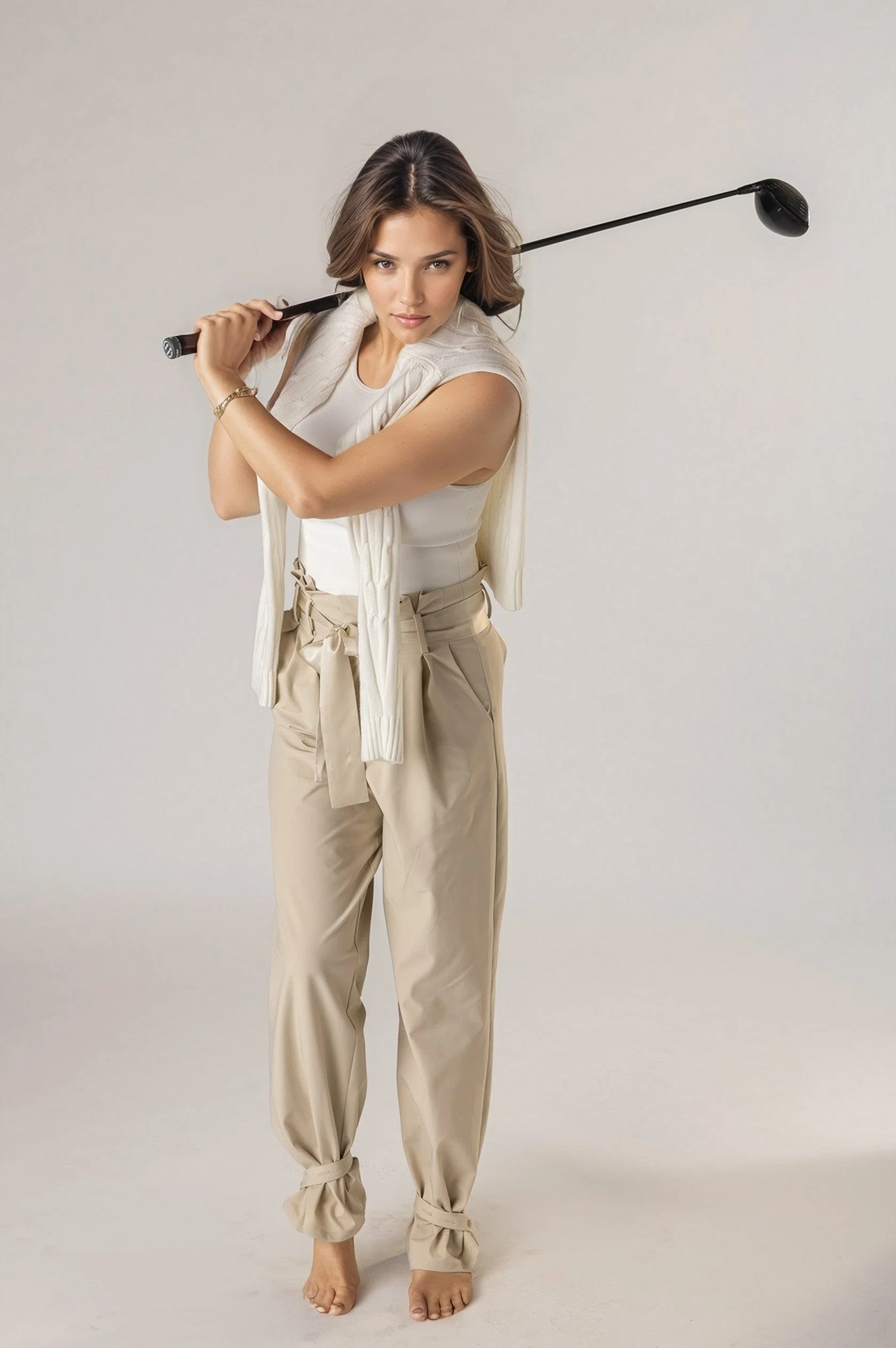 Foreplay Women’s Golf Pants - Paperbag-Waist - Image 6
