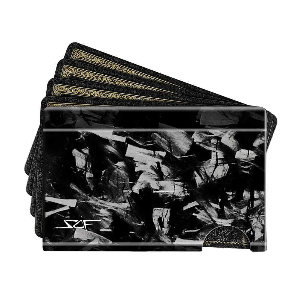 Forged Carbon Fiber Cash & Card Slim Wallet - Image 2
