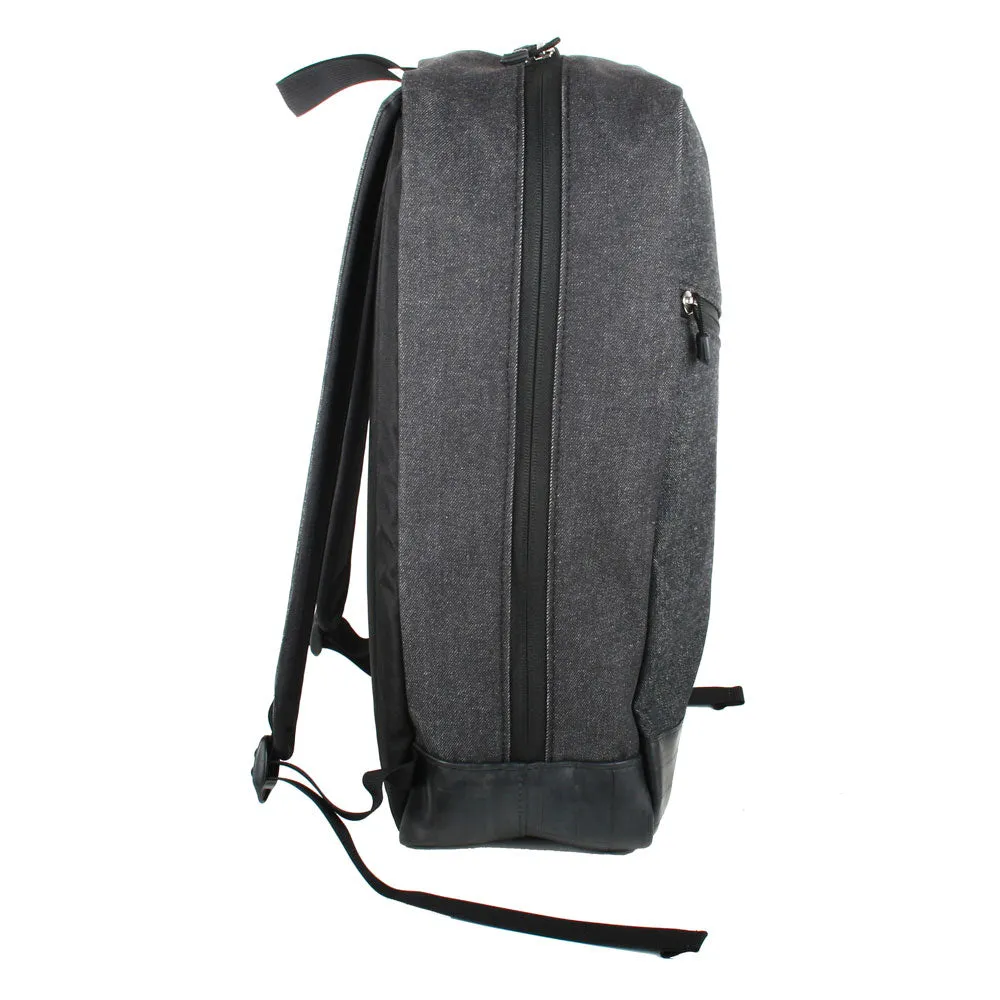 Fremont Salvaged Charcoal Denim Backpack - Image 5