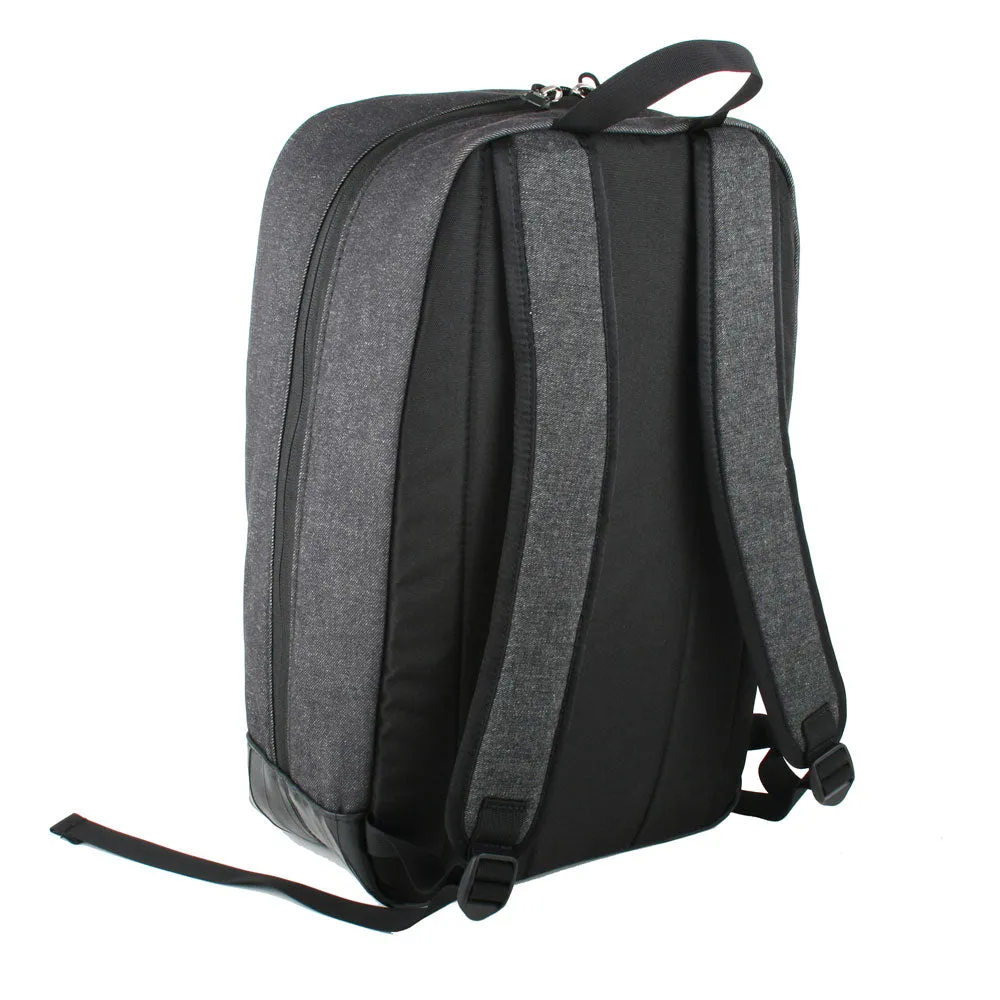 Fremont Salvaged Charcoal Denim Backpack - Image 8