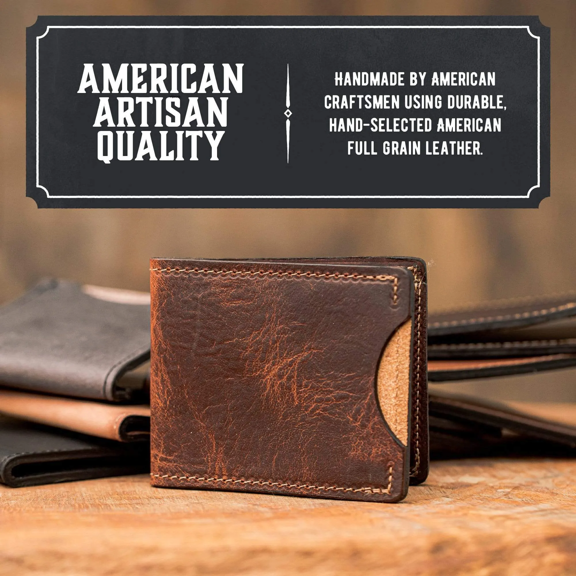 Front Pocket Slim Bifold Wallet for Men - Image 4