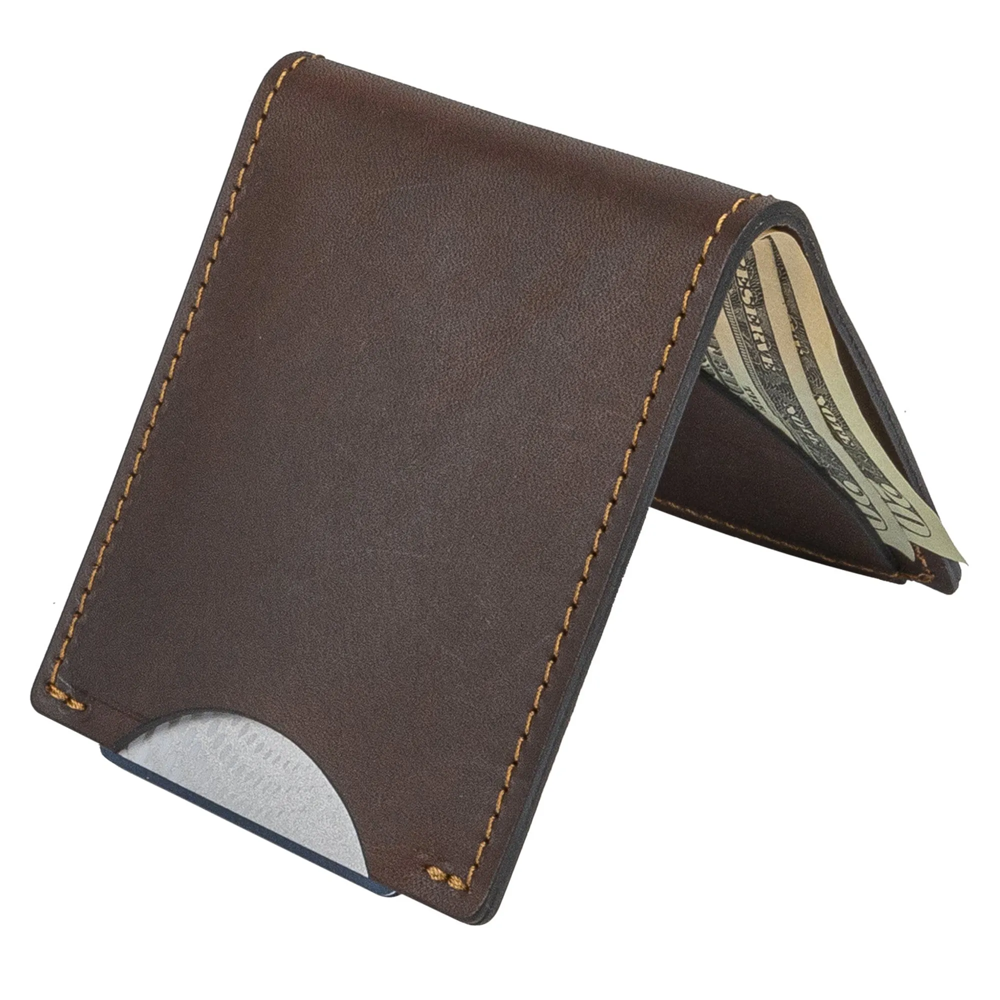 Front Pocket Slim Bifold Wallet for Men - Image 9