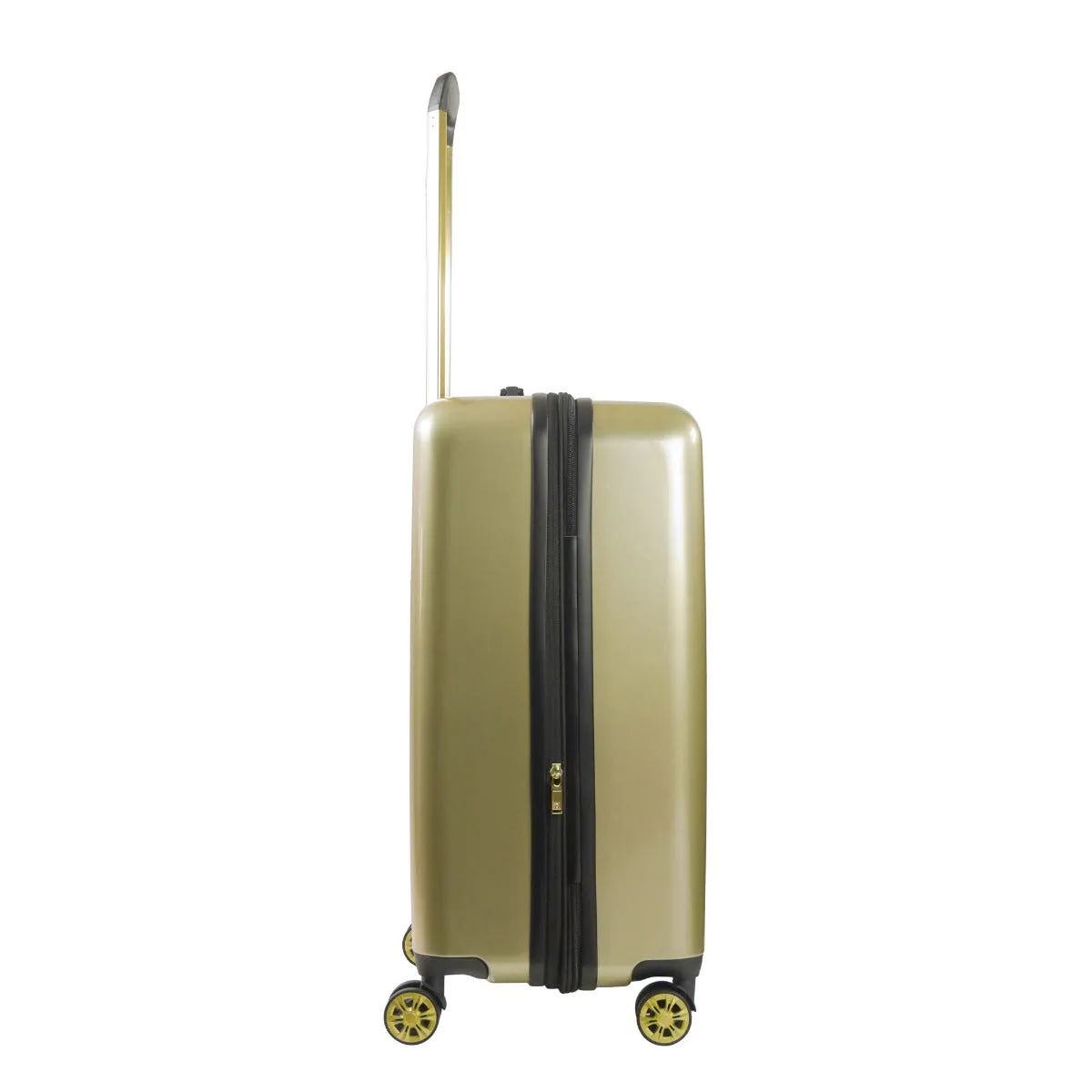 Ful Groove 27" Expandable Hardside Spinner Luggage, Gold - Image 5