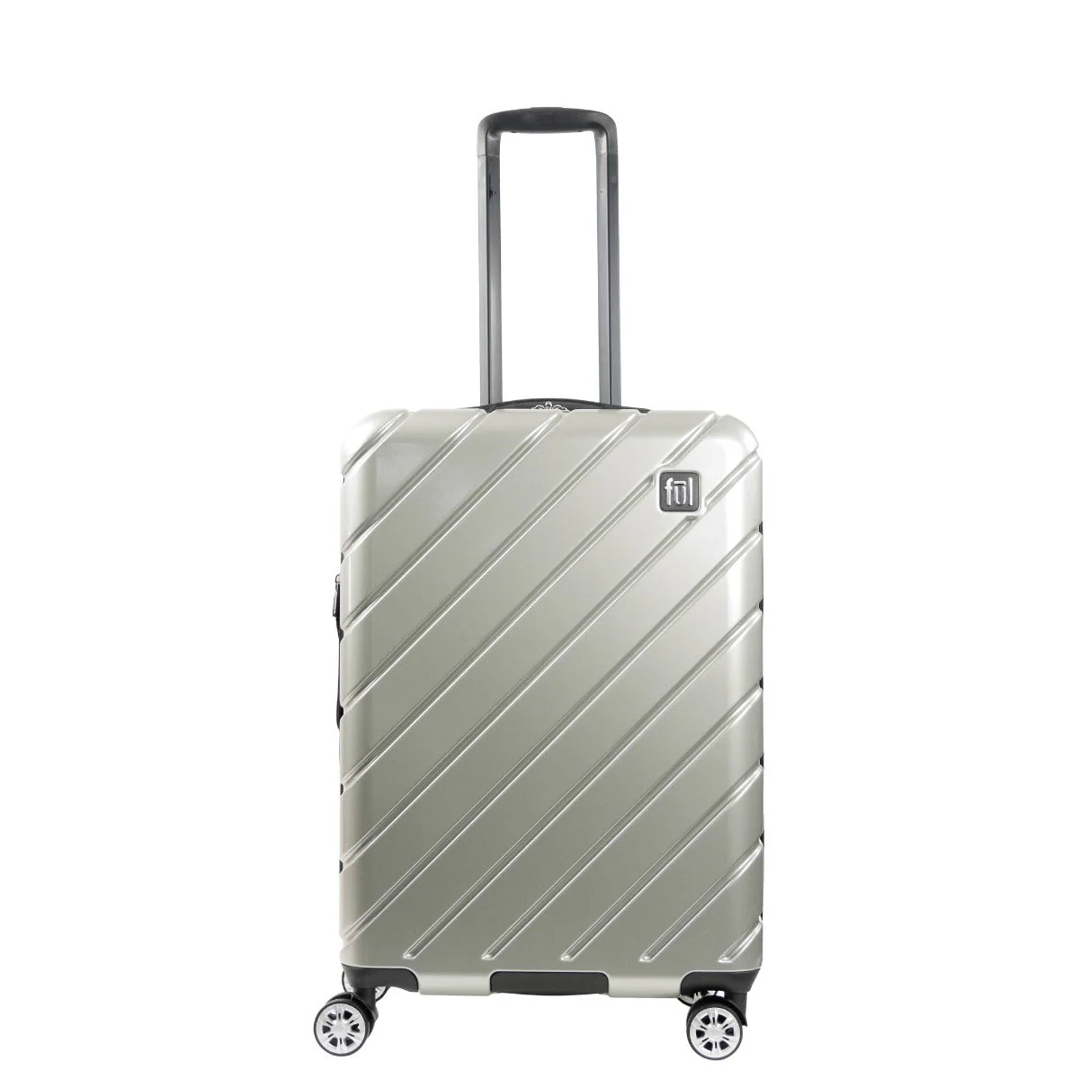 Ful Velocity 27" Expandable Hardside Spinner Luggage, Silver - Image 4