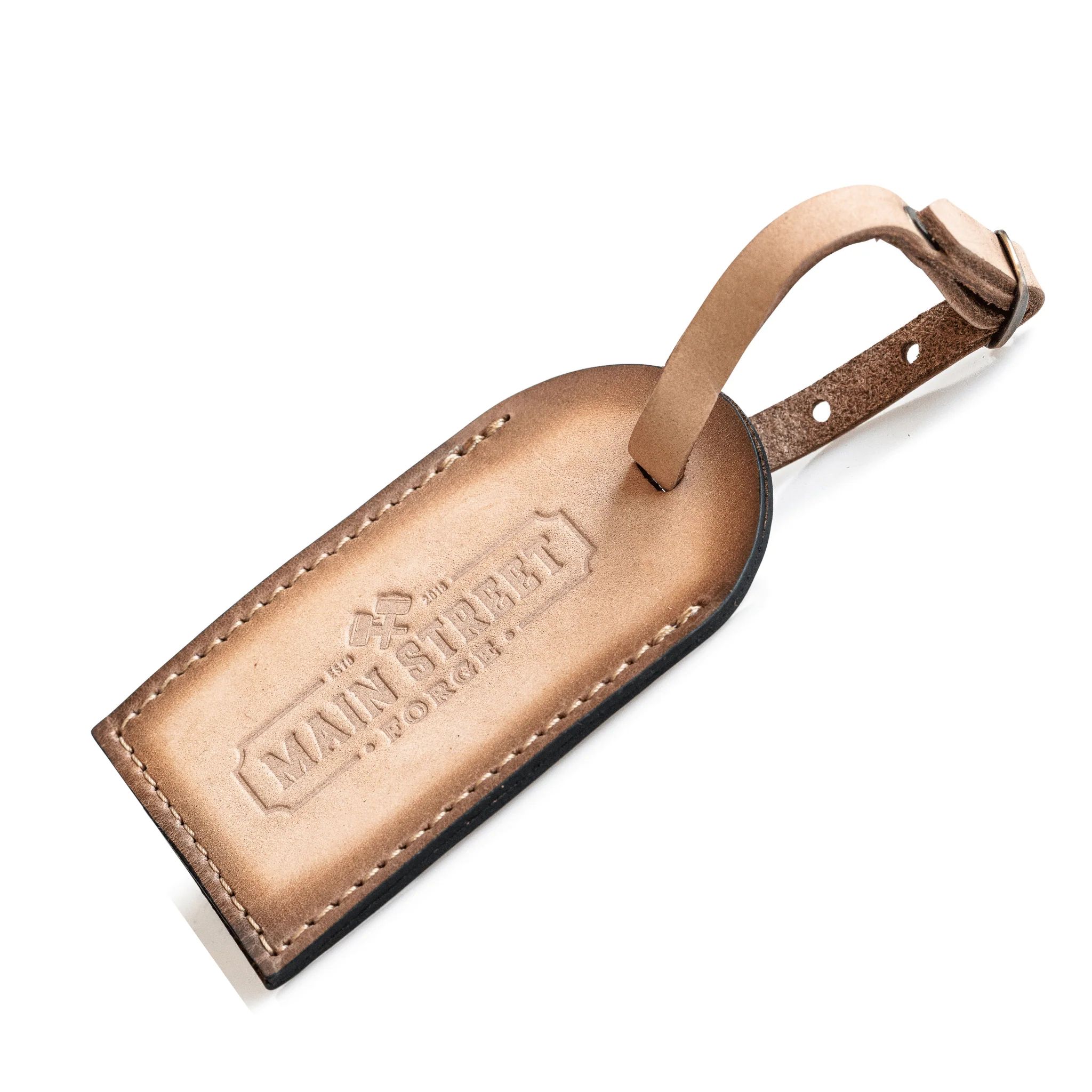 Full Grain Leather Luggage Tag - Image 4