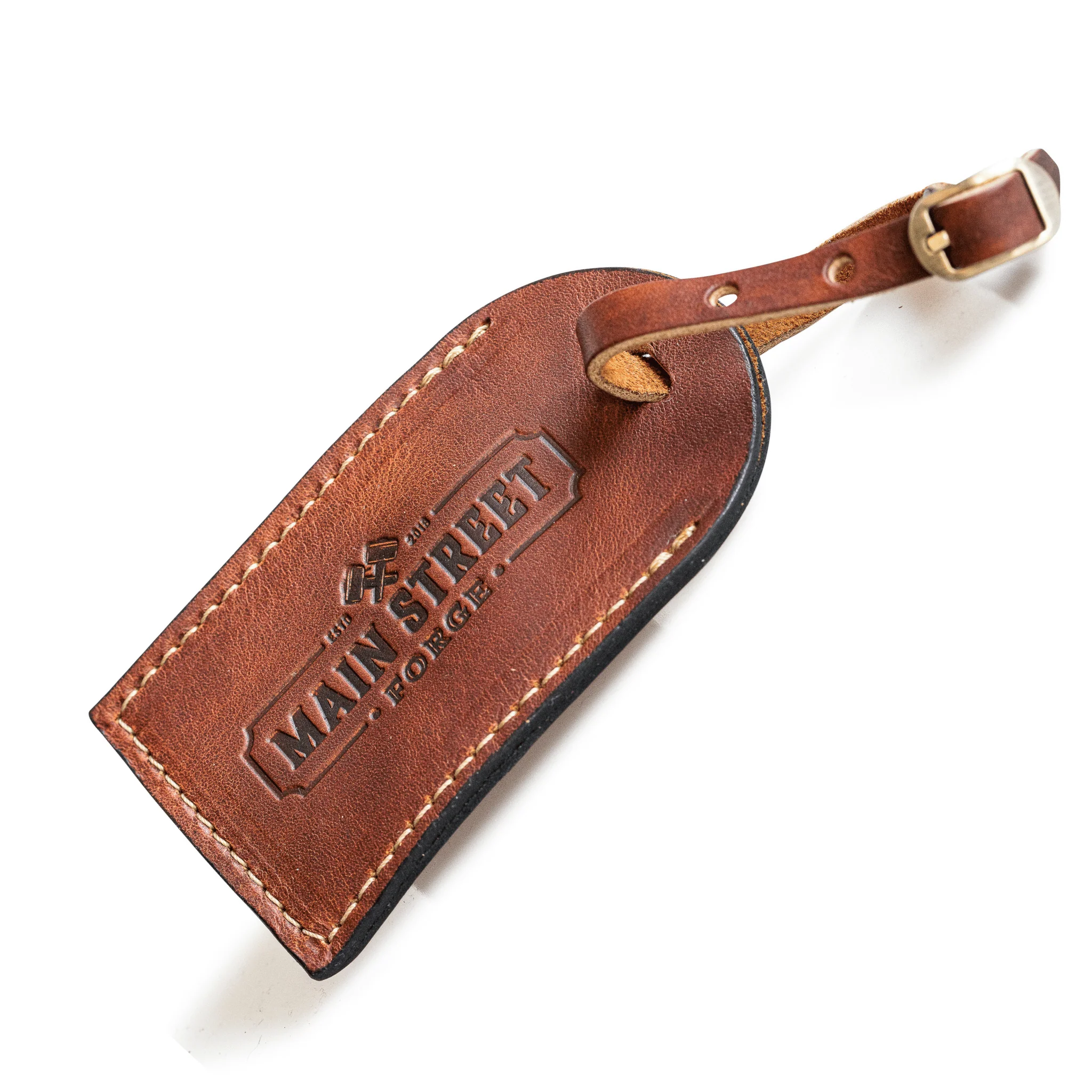 Full Grain Leather Luggage Tag - Image 5