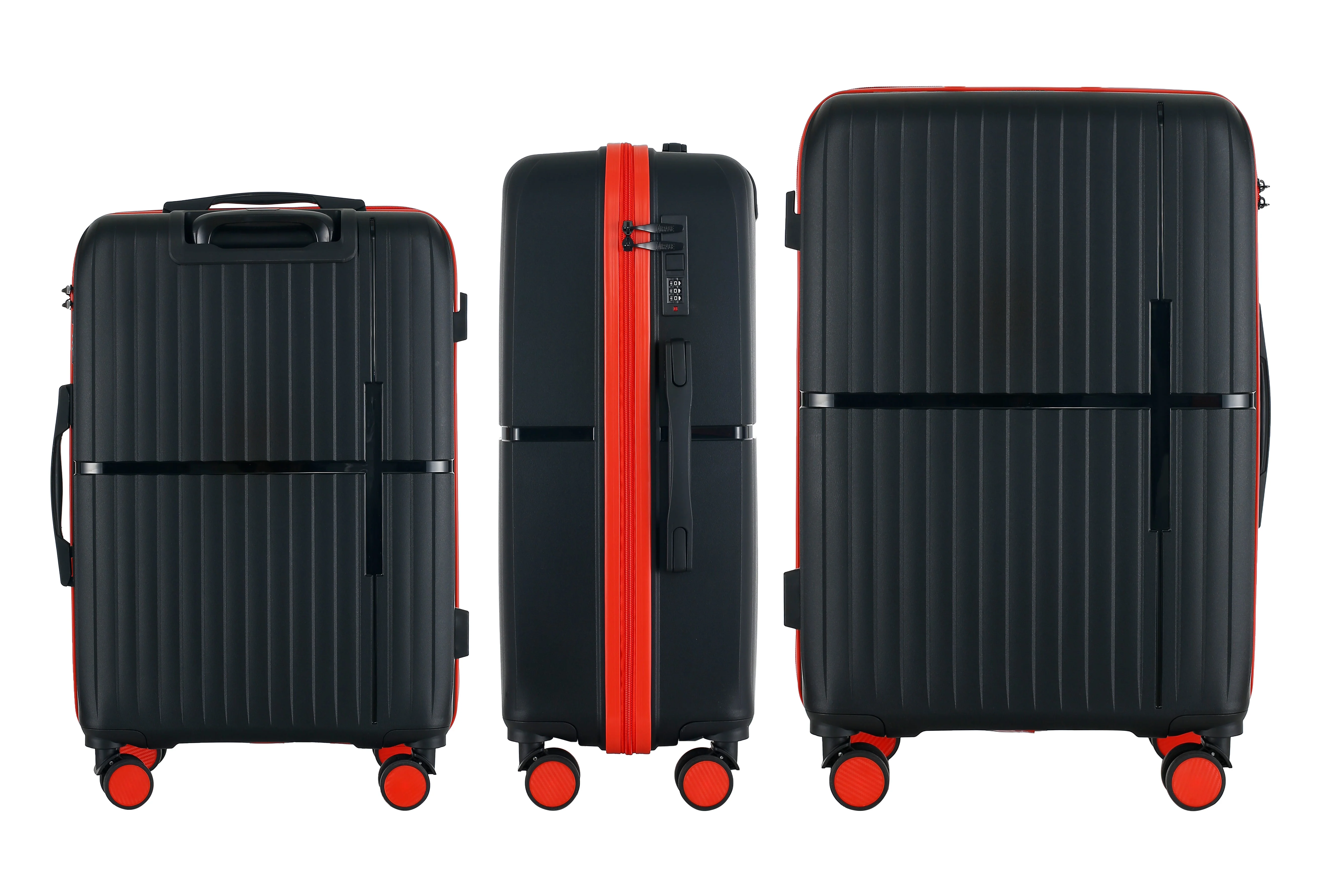 GALA Expandable Polycarbonate 3-Piece Luggage Set with Lock - Image 11