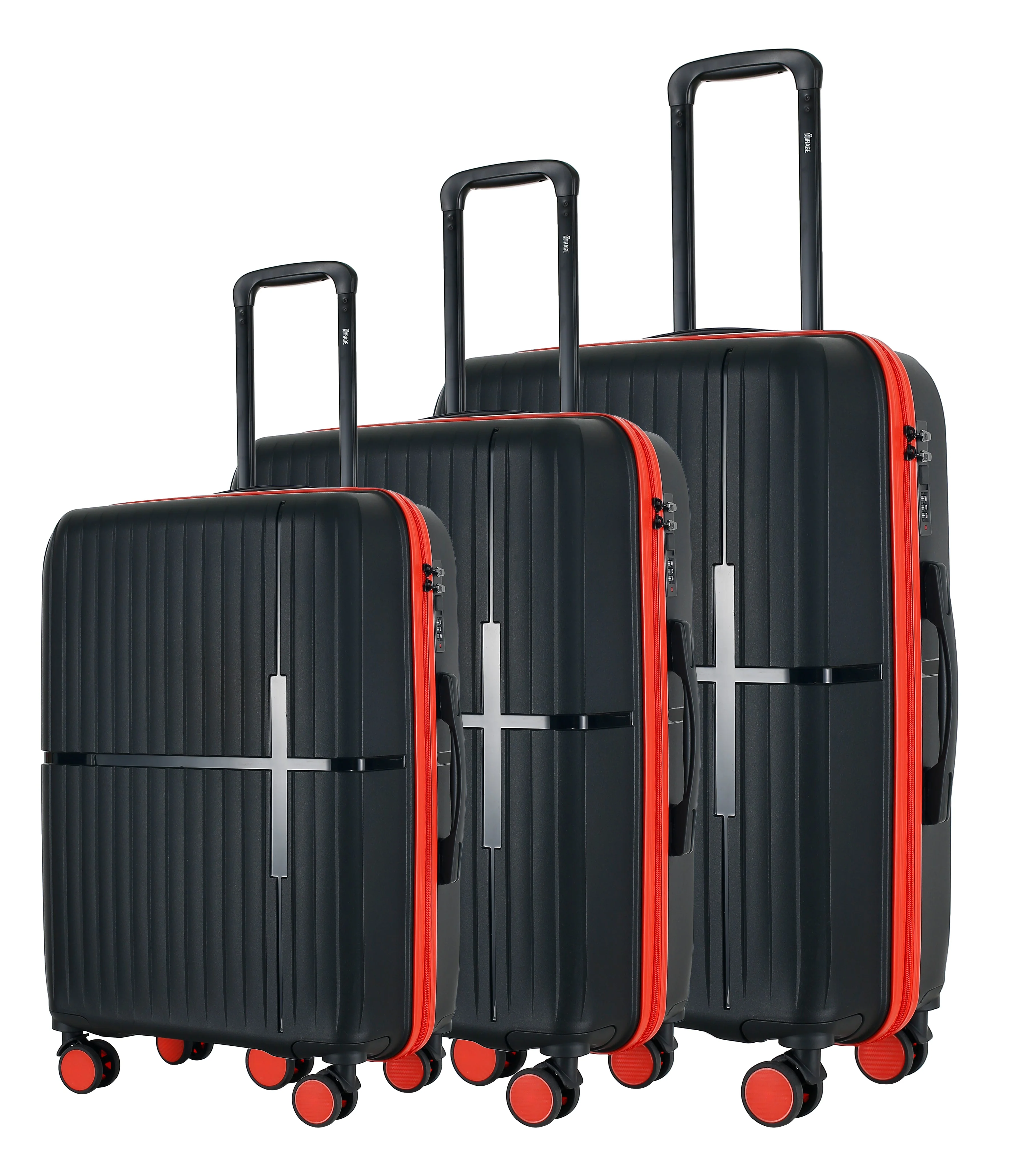 GALA Expandable Polycarbonate 3-Piece Luggage Set with Lock - Image 12