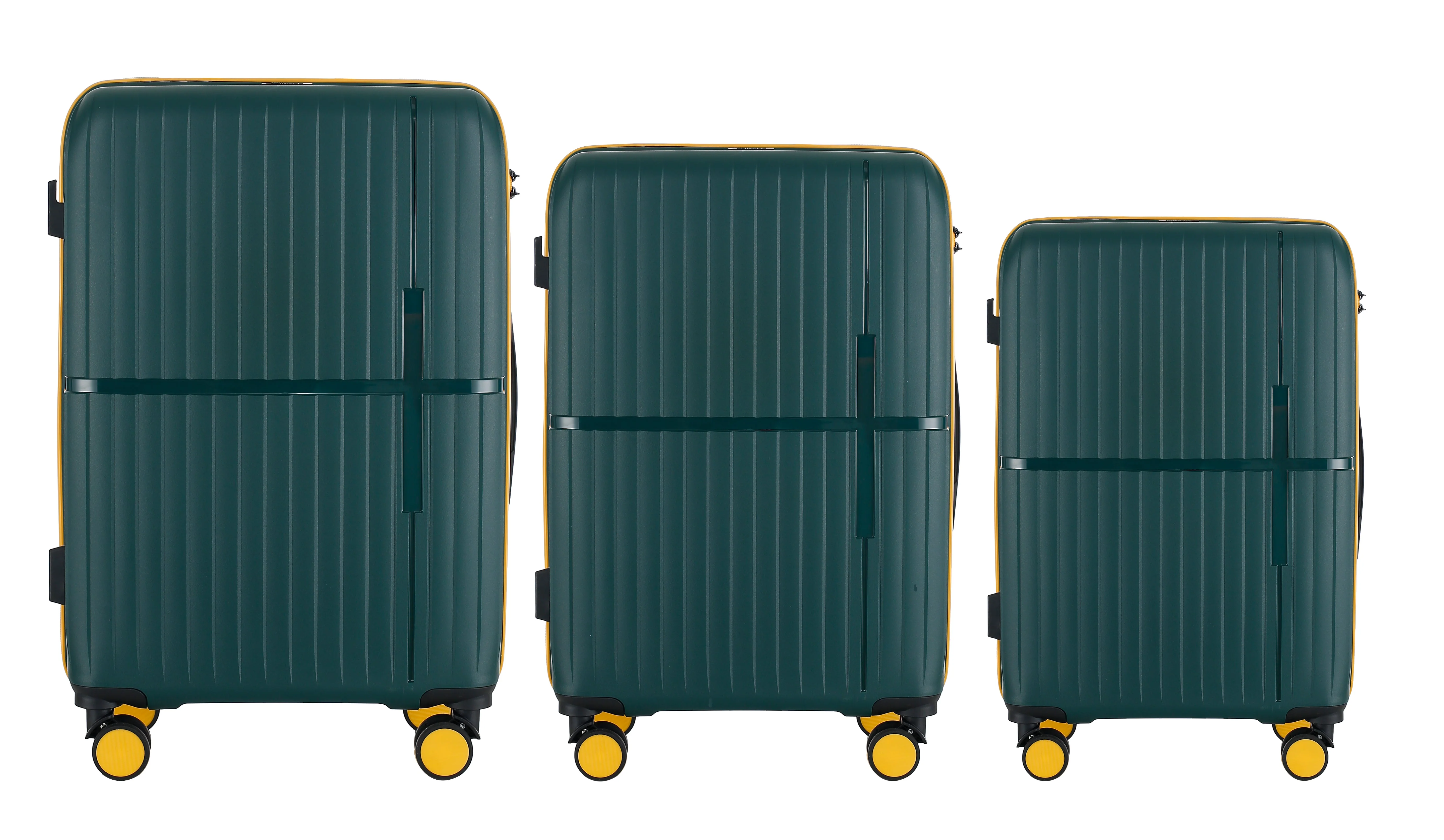 GALA Expandable Polycarbonate 3-Piece Luggage Set with Lock - Image 6